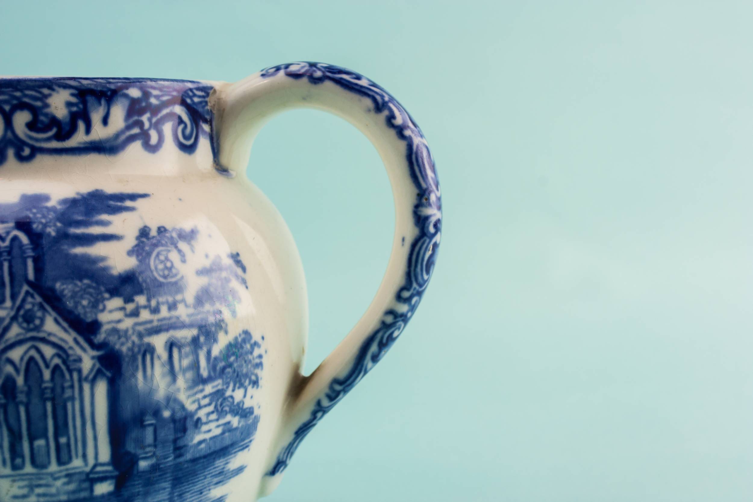 Unusual Arts Crafts — Blue and white jug 3