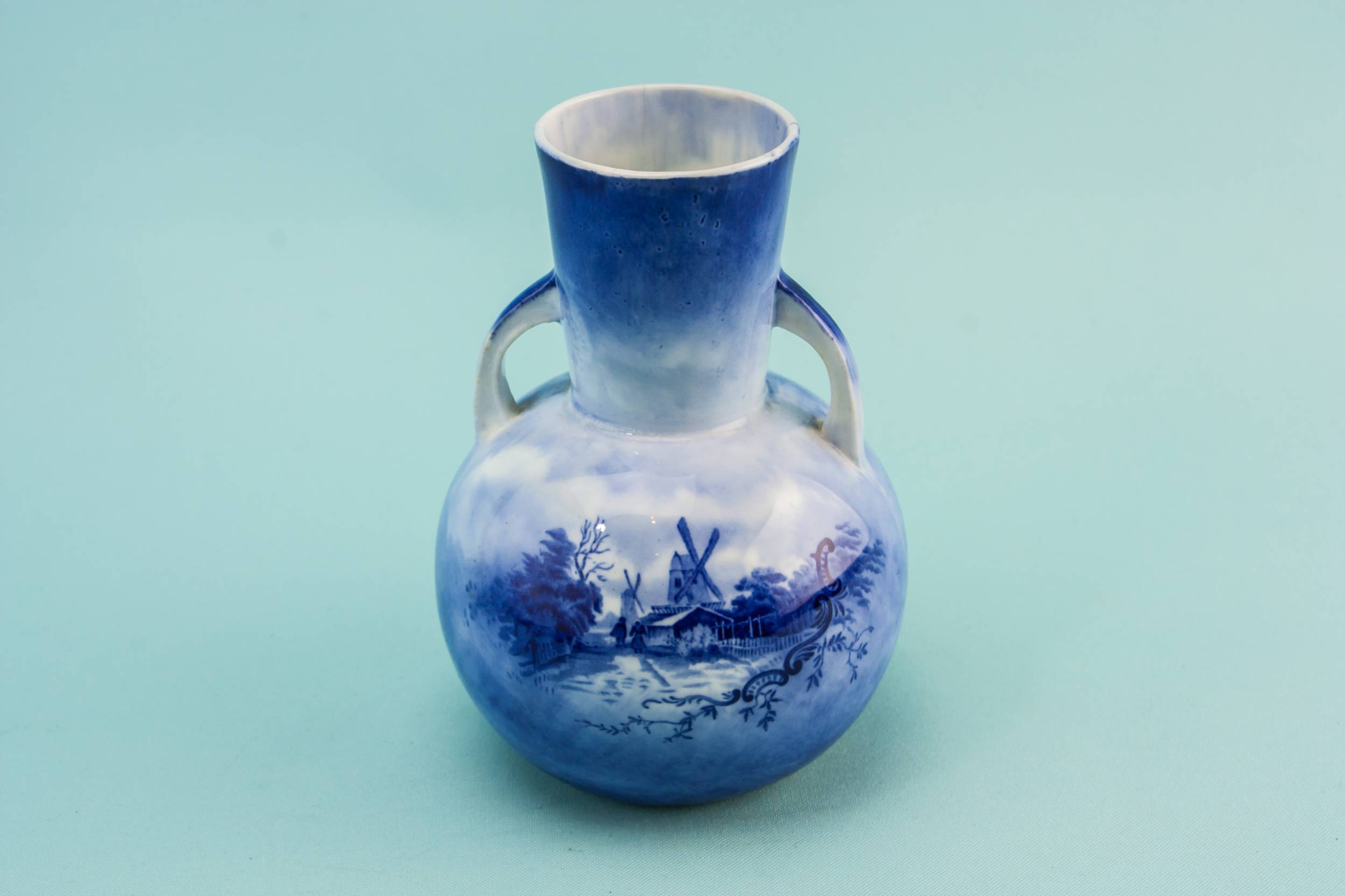 Spectacular Blue And — Blue Arts & Crafts vase