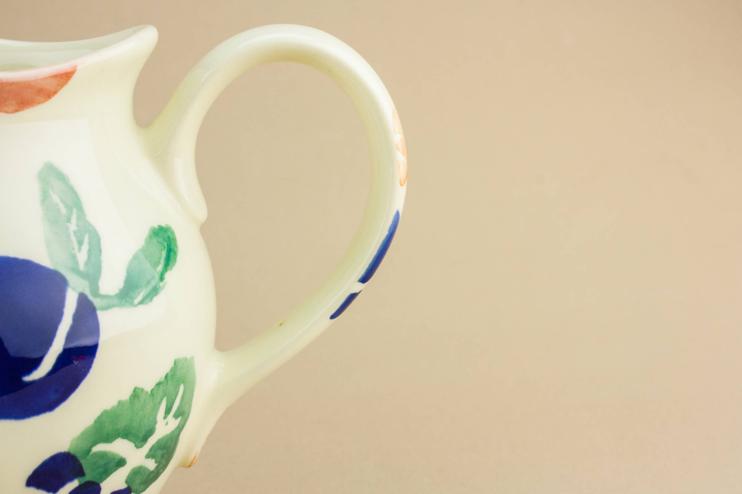 Pottery Colourful JUG — Royal Winton Bordeaux jug 3