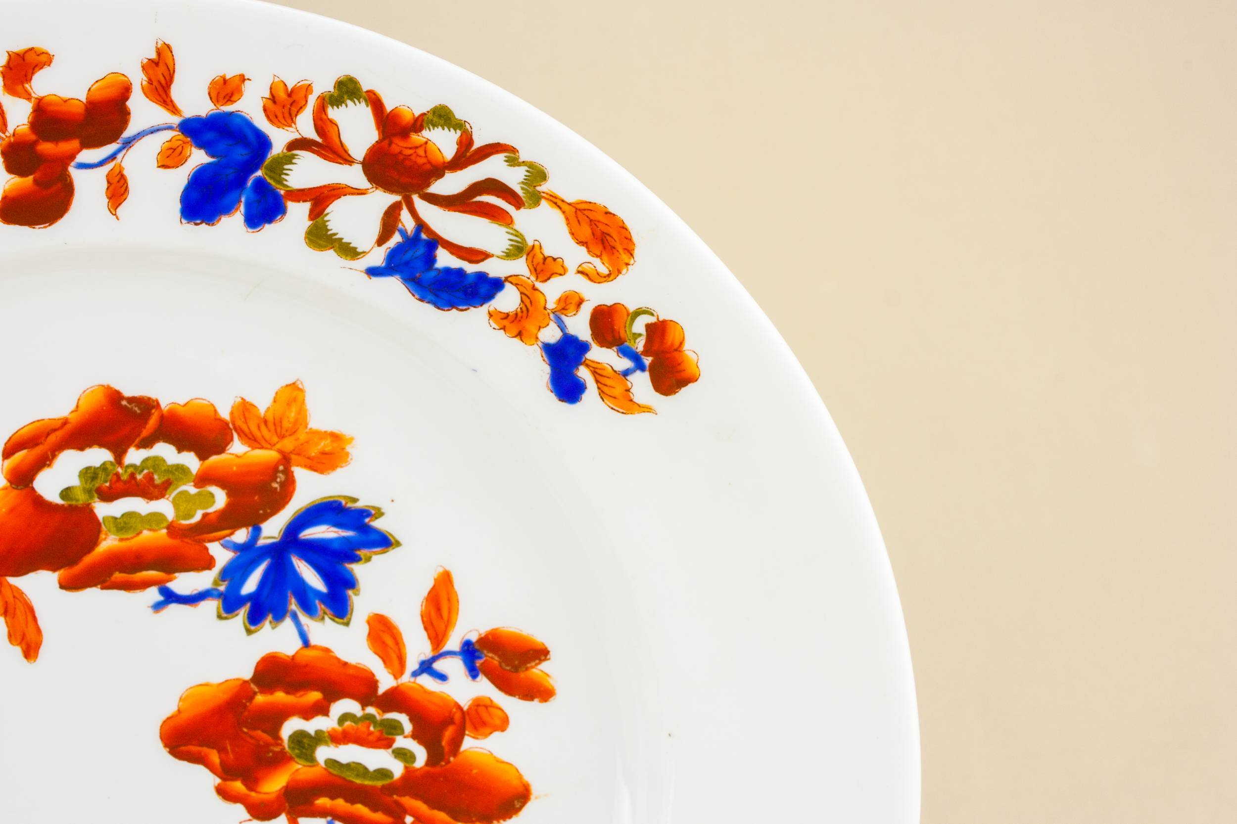 Georgian Classical Worcester — Georgian pottery dinner plate 1