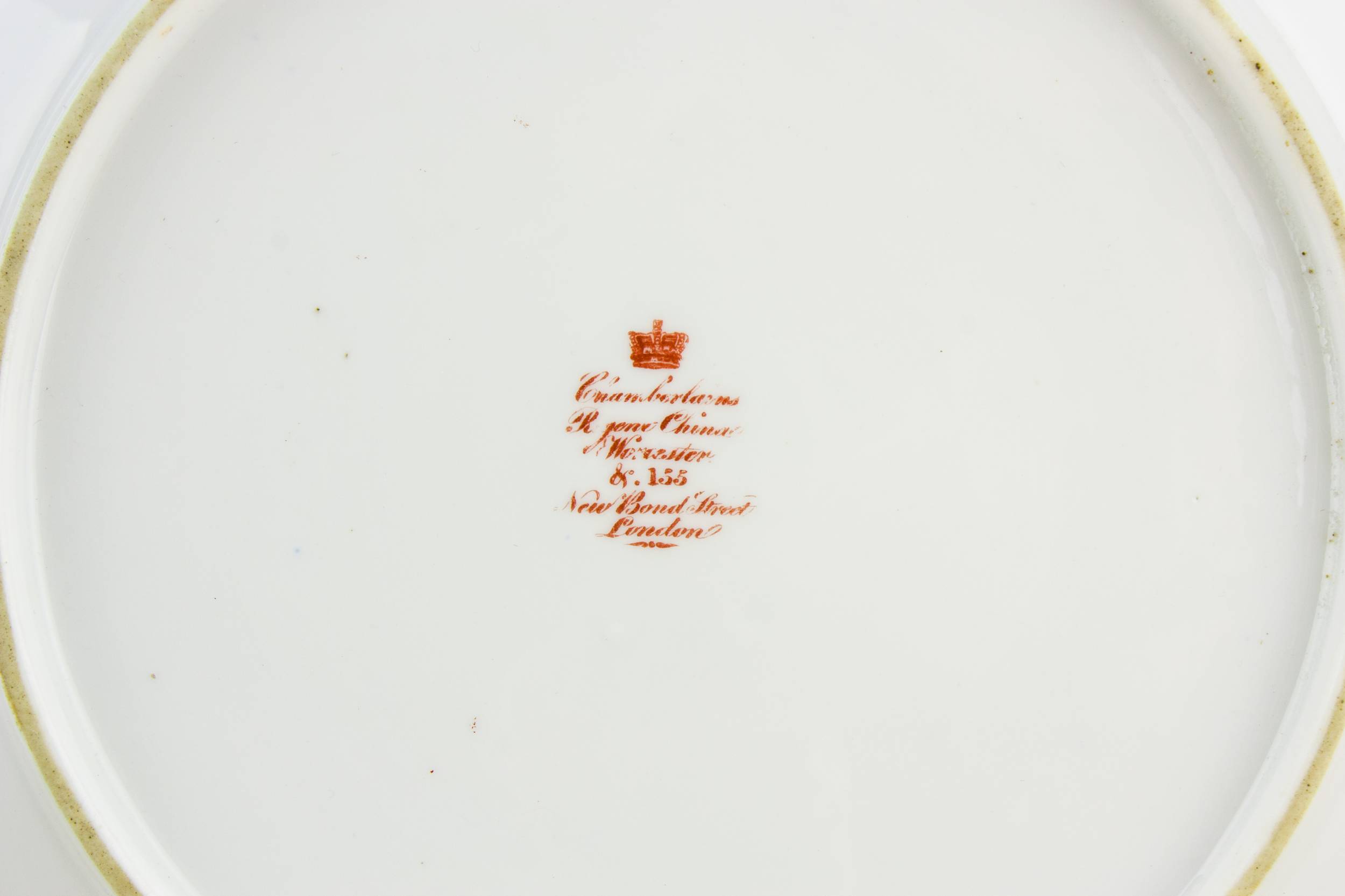 Georgian Classical Worcester — Georgian pottery dinner plate 2