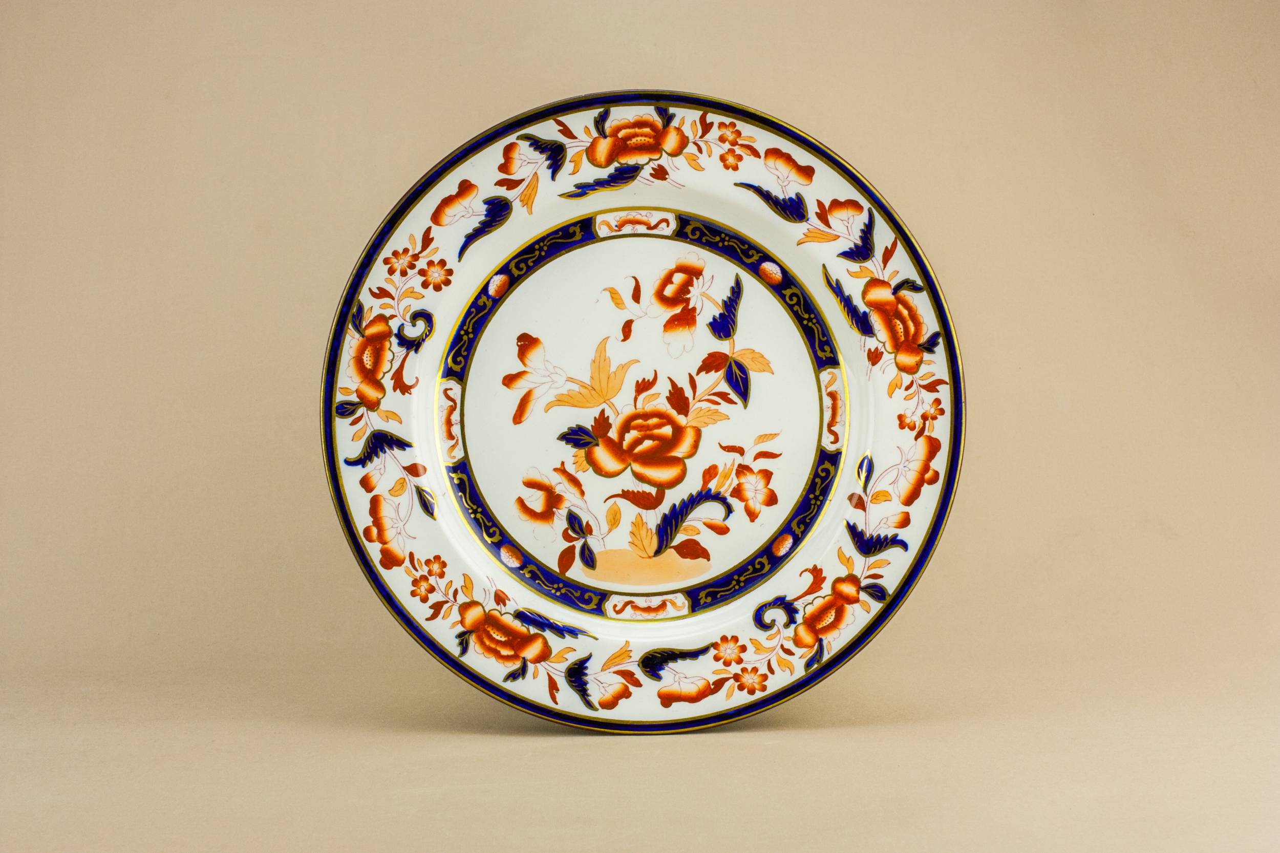 Antique Bone China — Floral serving dish