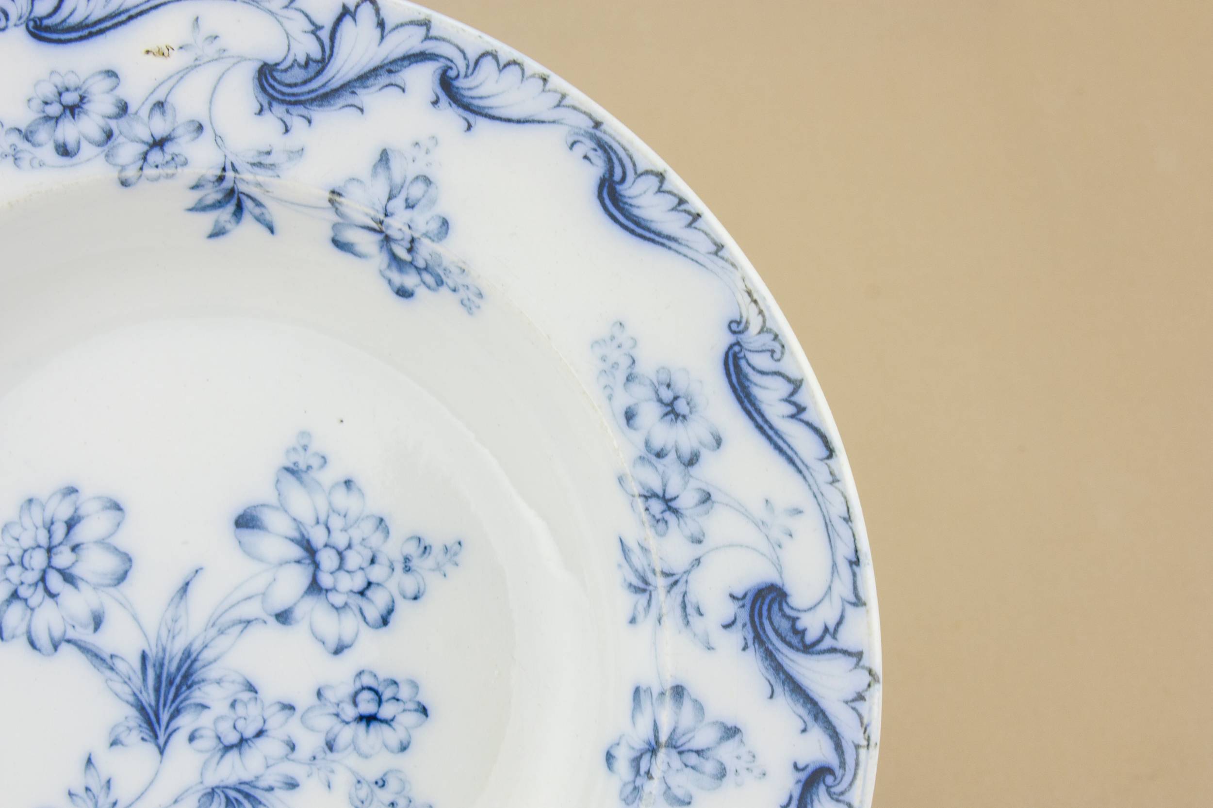 Antique Stoneware BOWL — Minton stoneware bowl 1