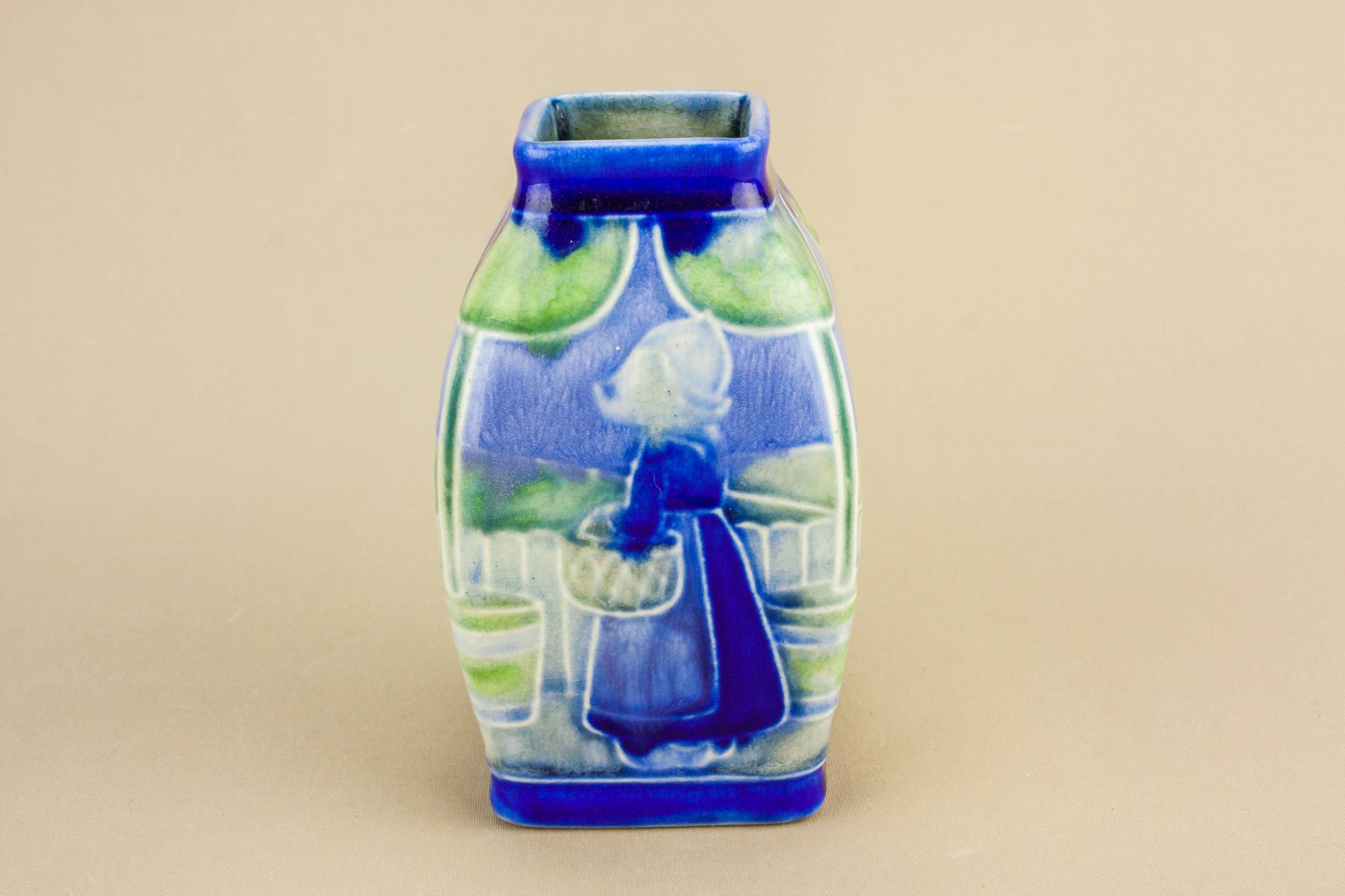 Antique Arts Crafts — Stoneware Arts & Crafts vase