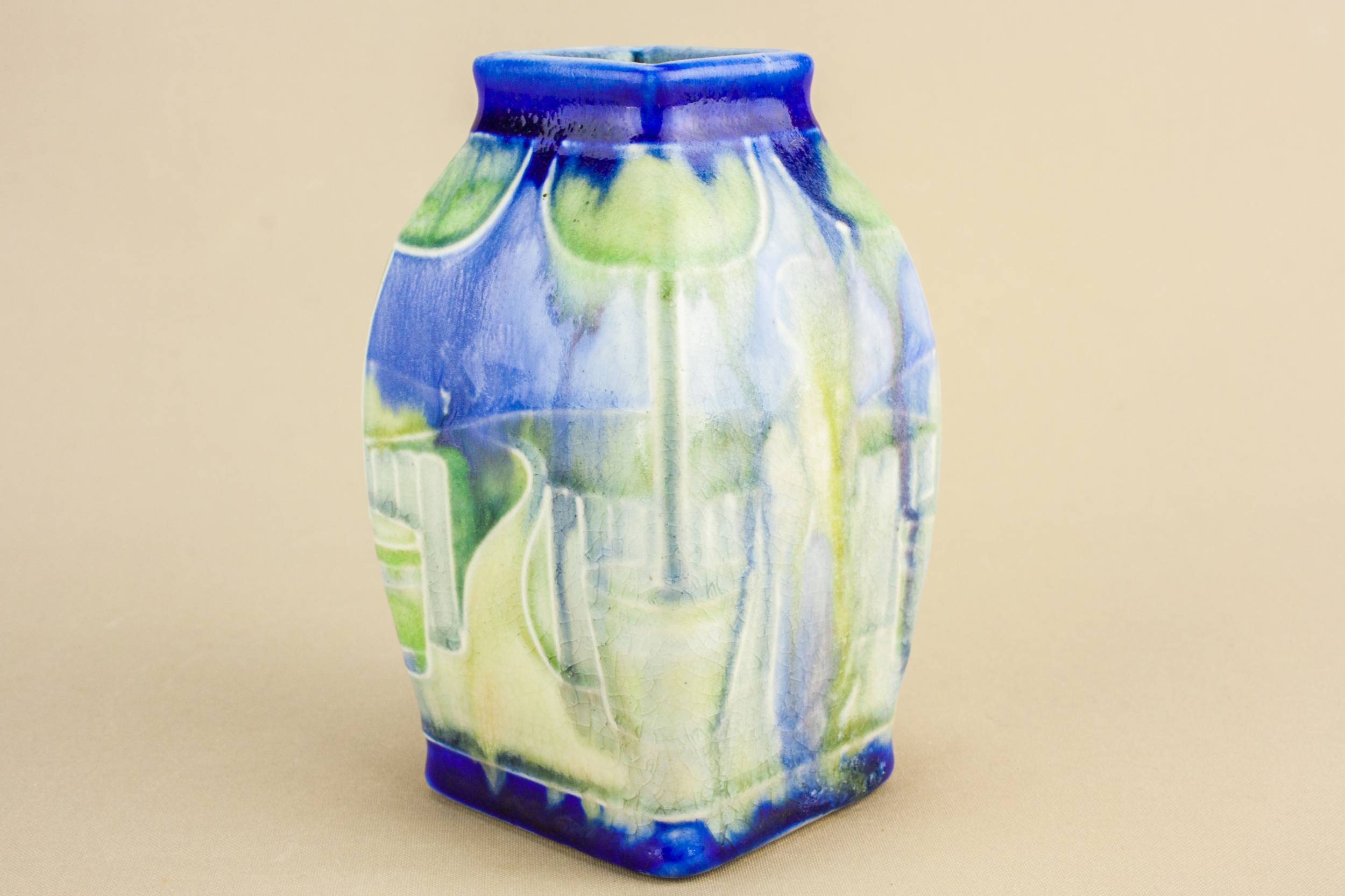 Antique Arts Crafts — Stoneware Arts & Crafts vase 1