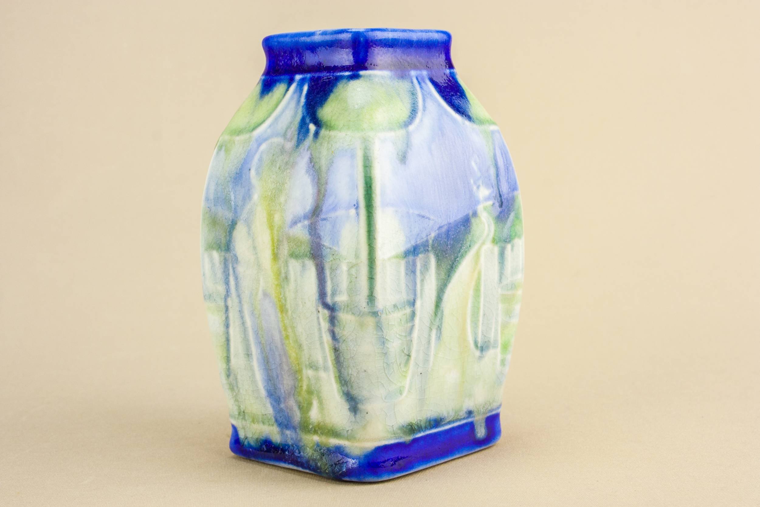 Antique Arts Crafts — Stoneware Arts & Crafts vase 2