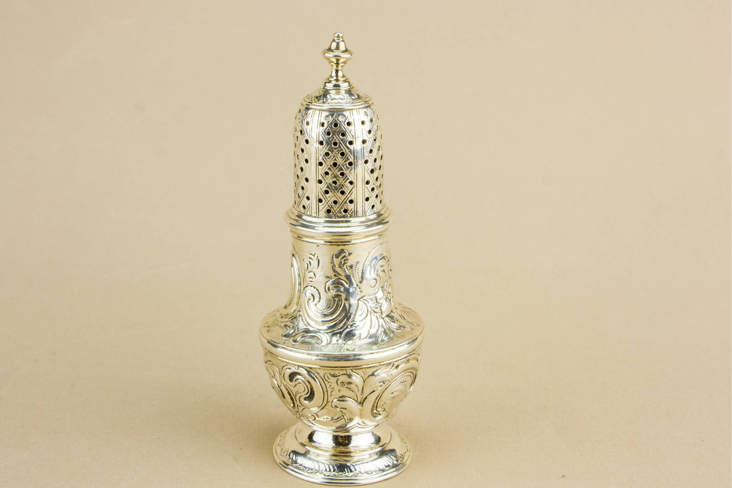 Antique Classical Medium — Silver sugar caster