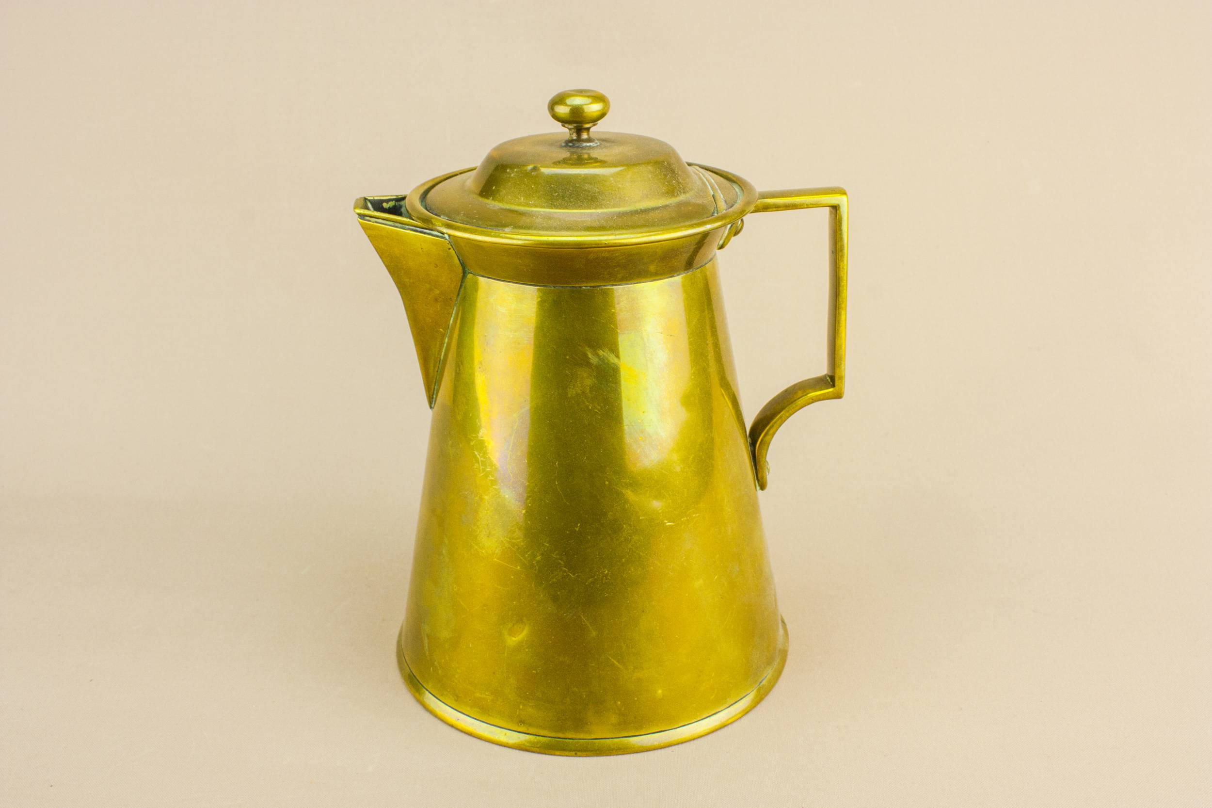 Brass Large Wine — Arts & Crafts water jug