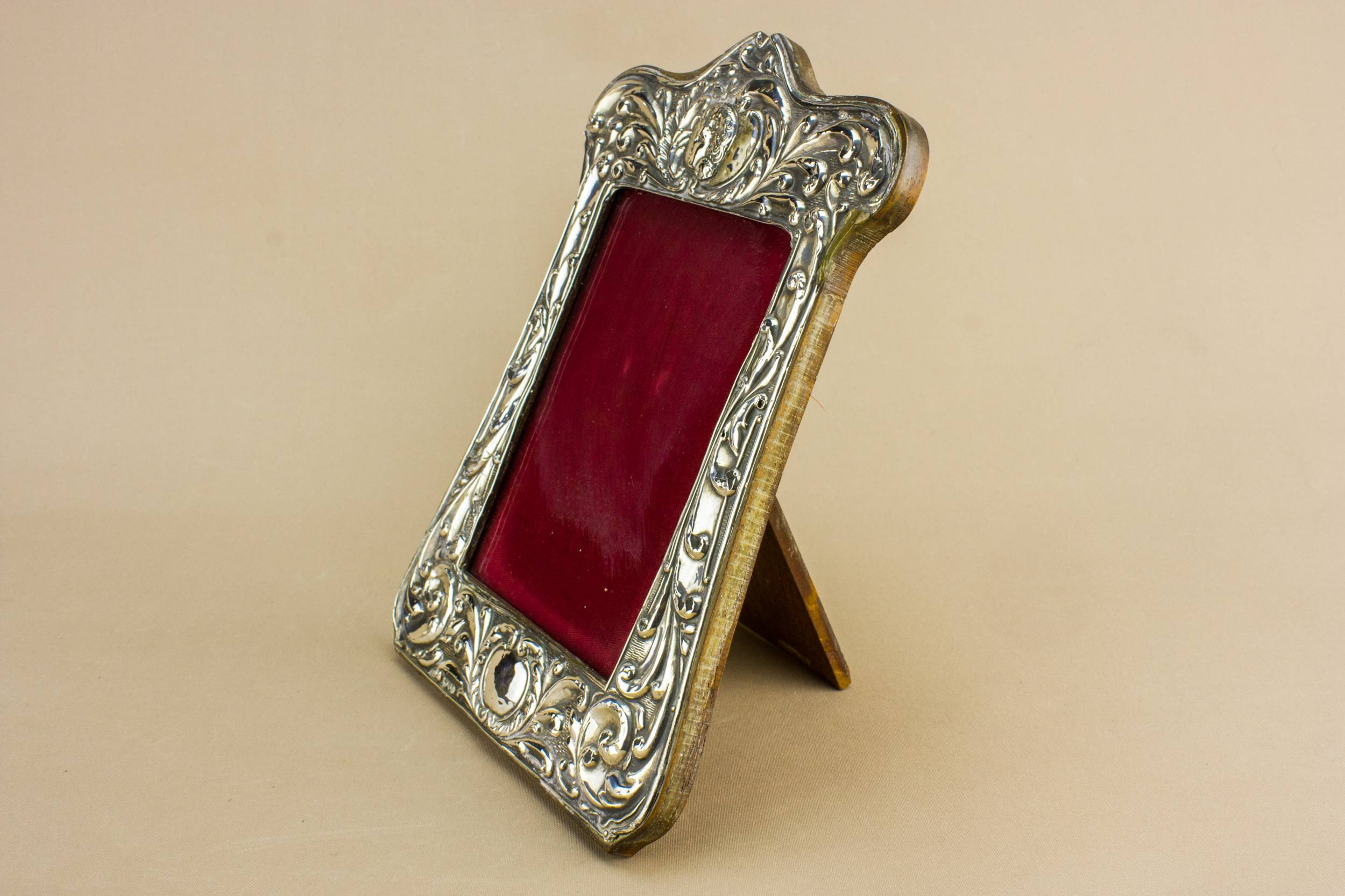 Sterling Silver Art — Silver Art Nouveau frame 1