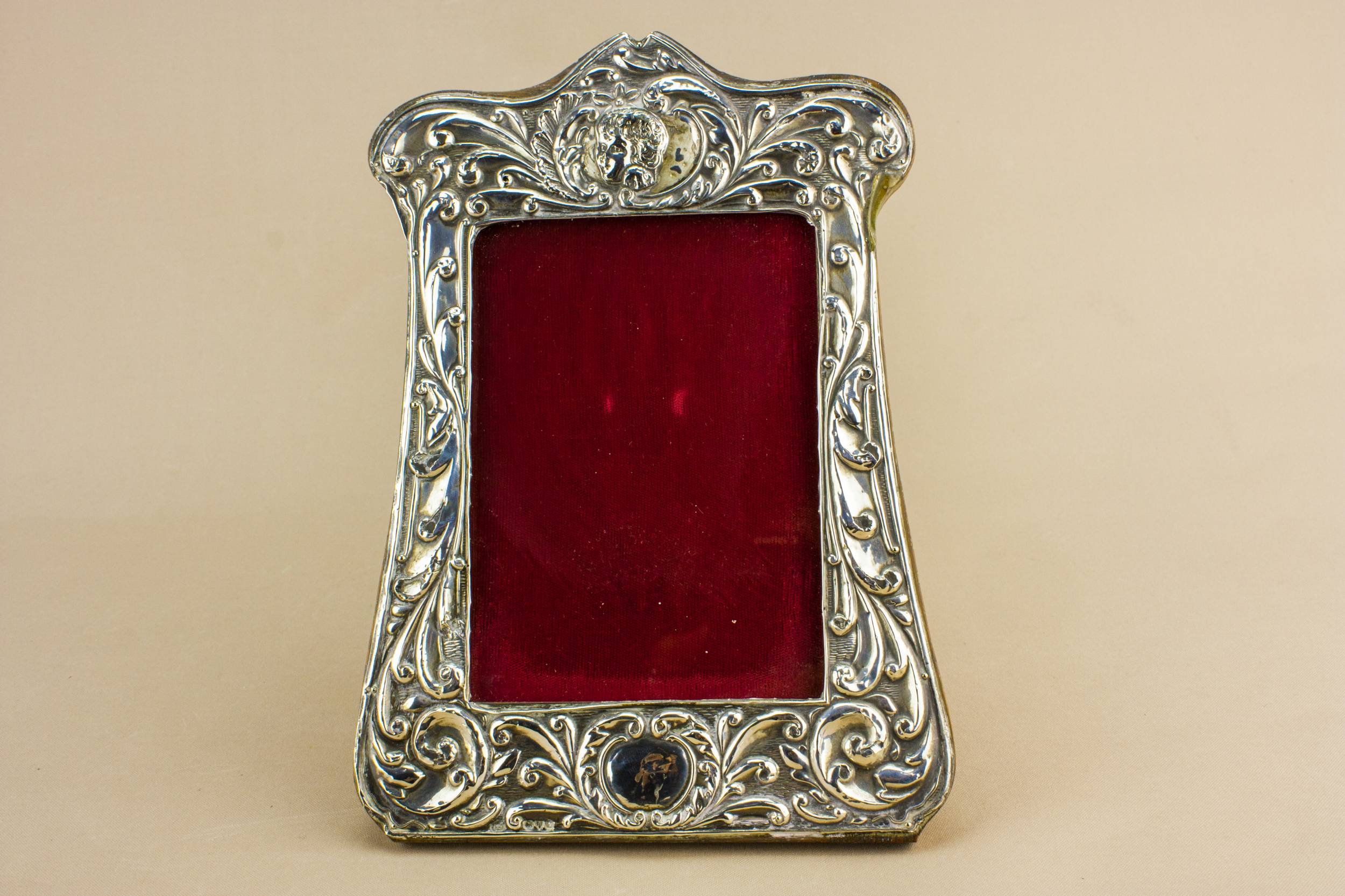 Sterling Silver Art — Silver Art Nouveau frame