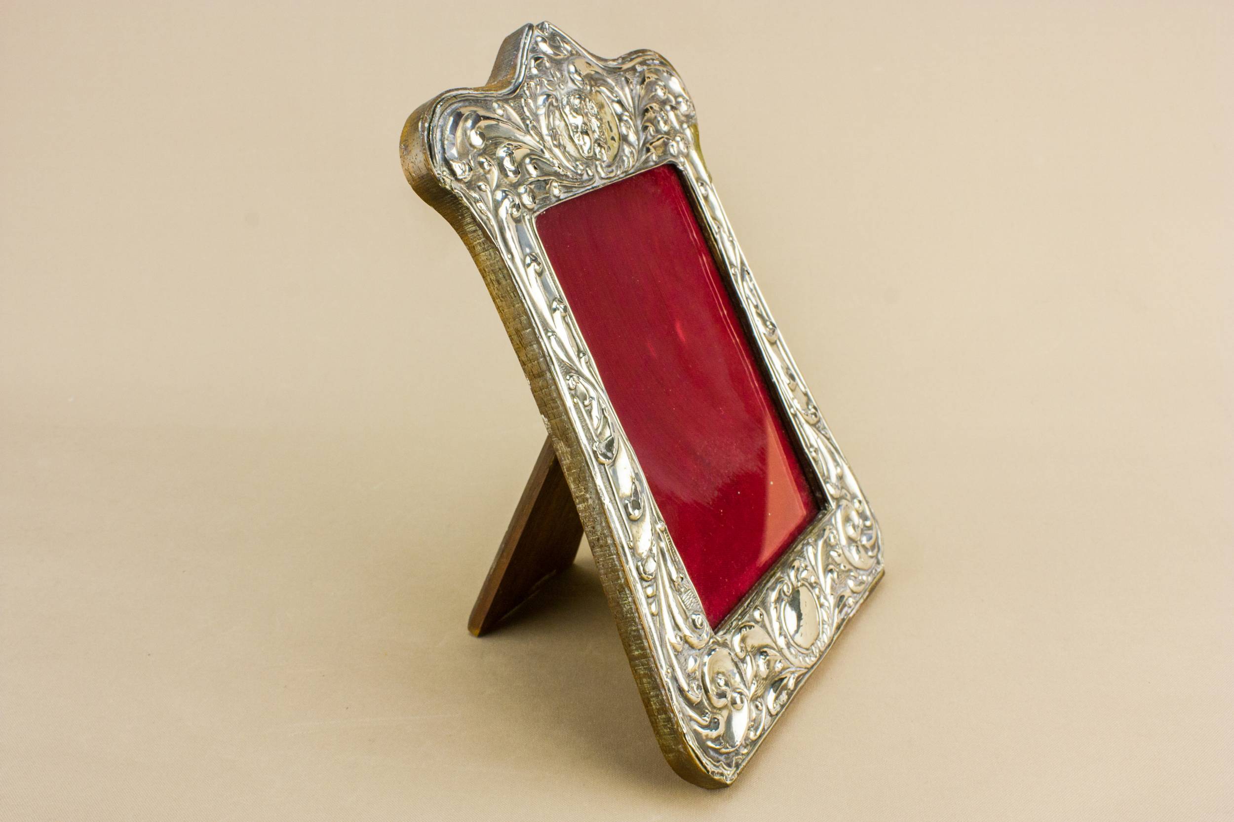 Sterling Silver Art — Silver Art Nouveau frame 2