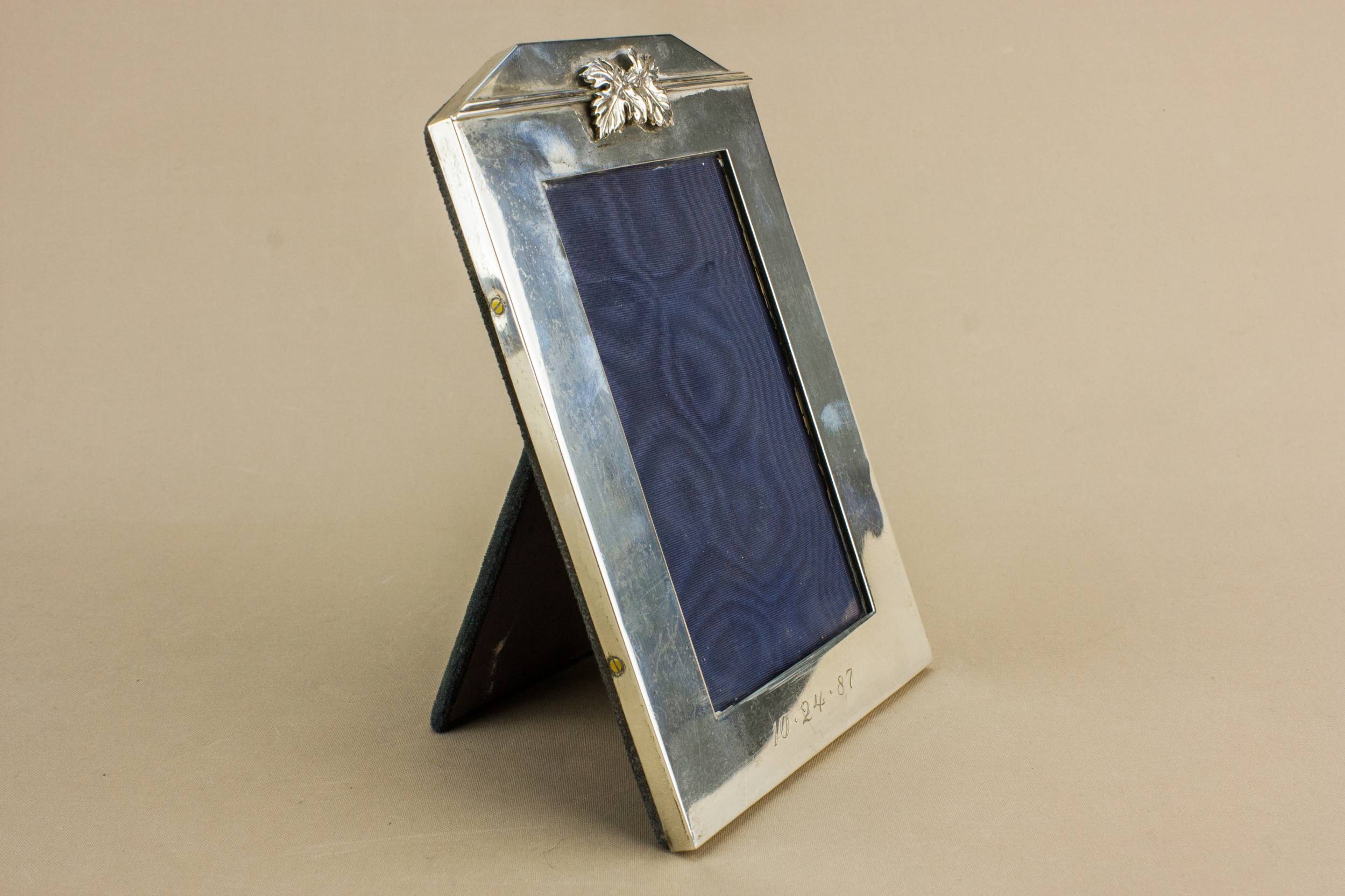 Elegant Modernist Small — Sterling silver photo frame 2