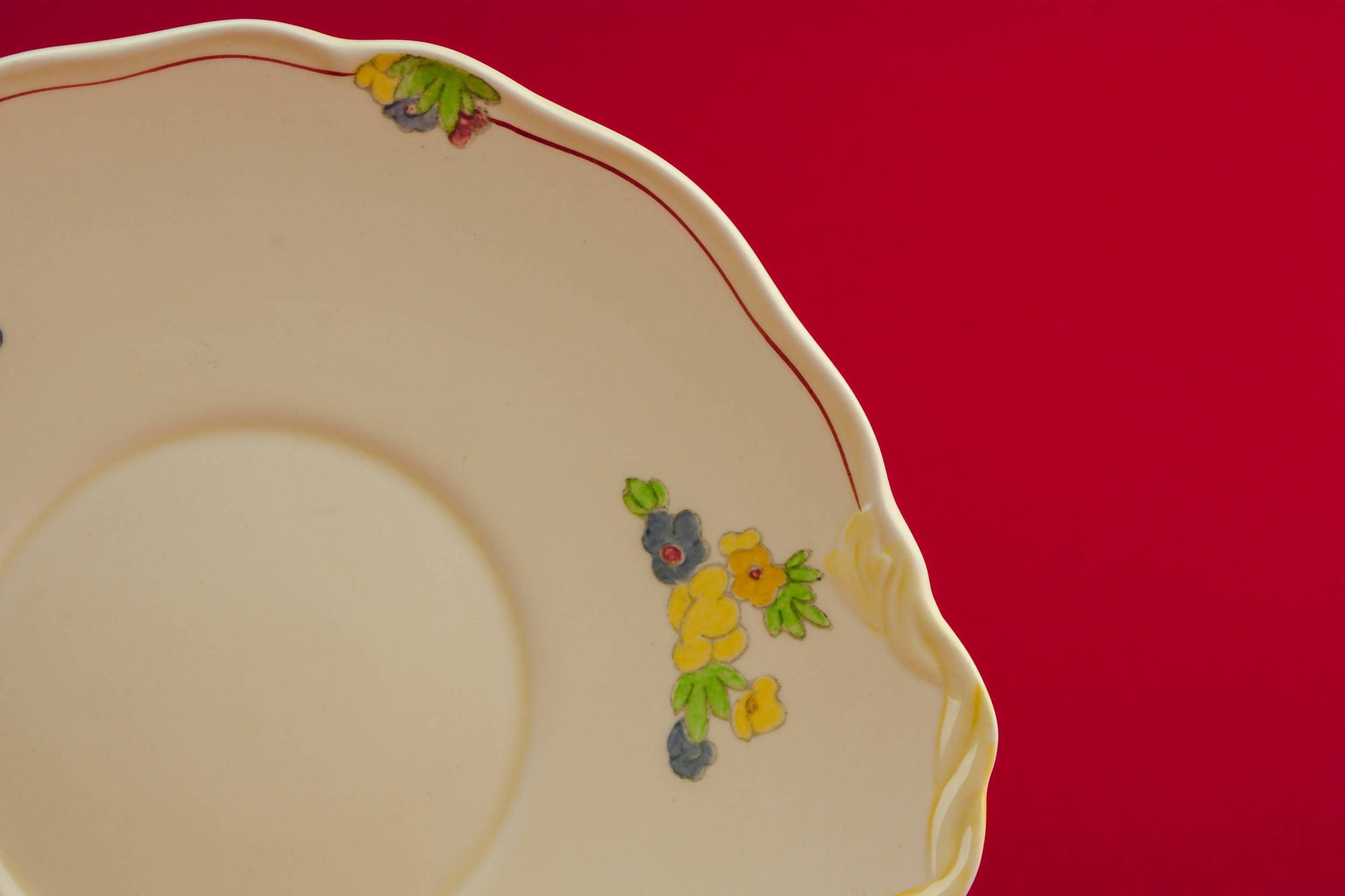 Vintage Art Deco — Art Deco pottery serving dish 1