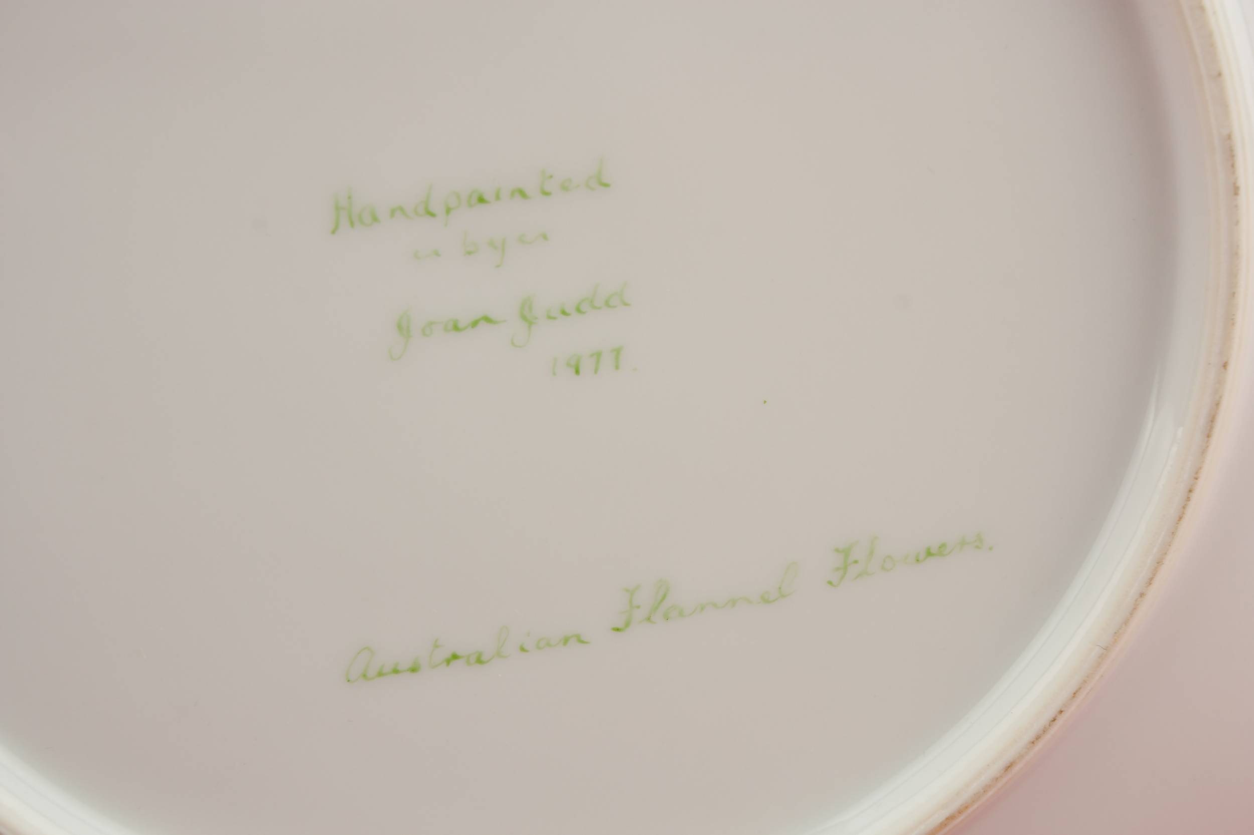 Green Stylish Floral — Retro bone china serving dish 2