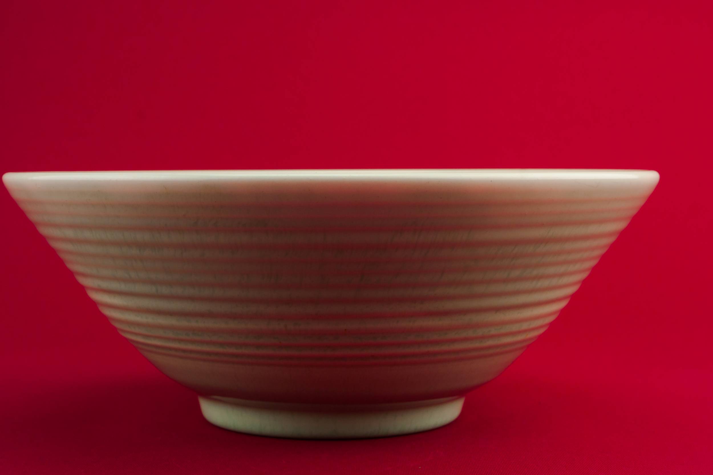 Mid-Century Modern Pottery — Royal Lancastrian pottery bowl 1