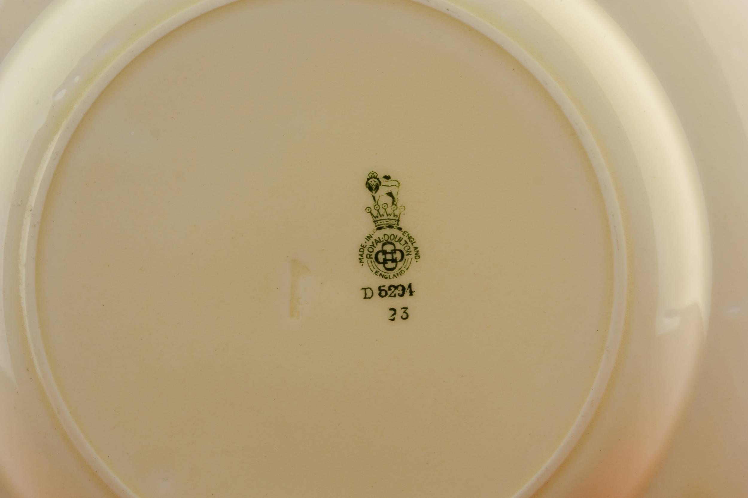 Vintage Large Serving — Art Deco pottery serving dish 2