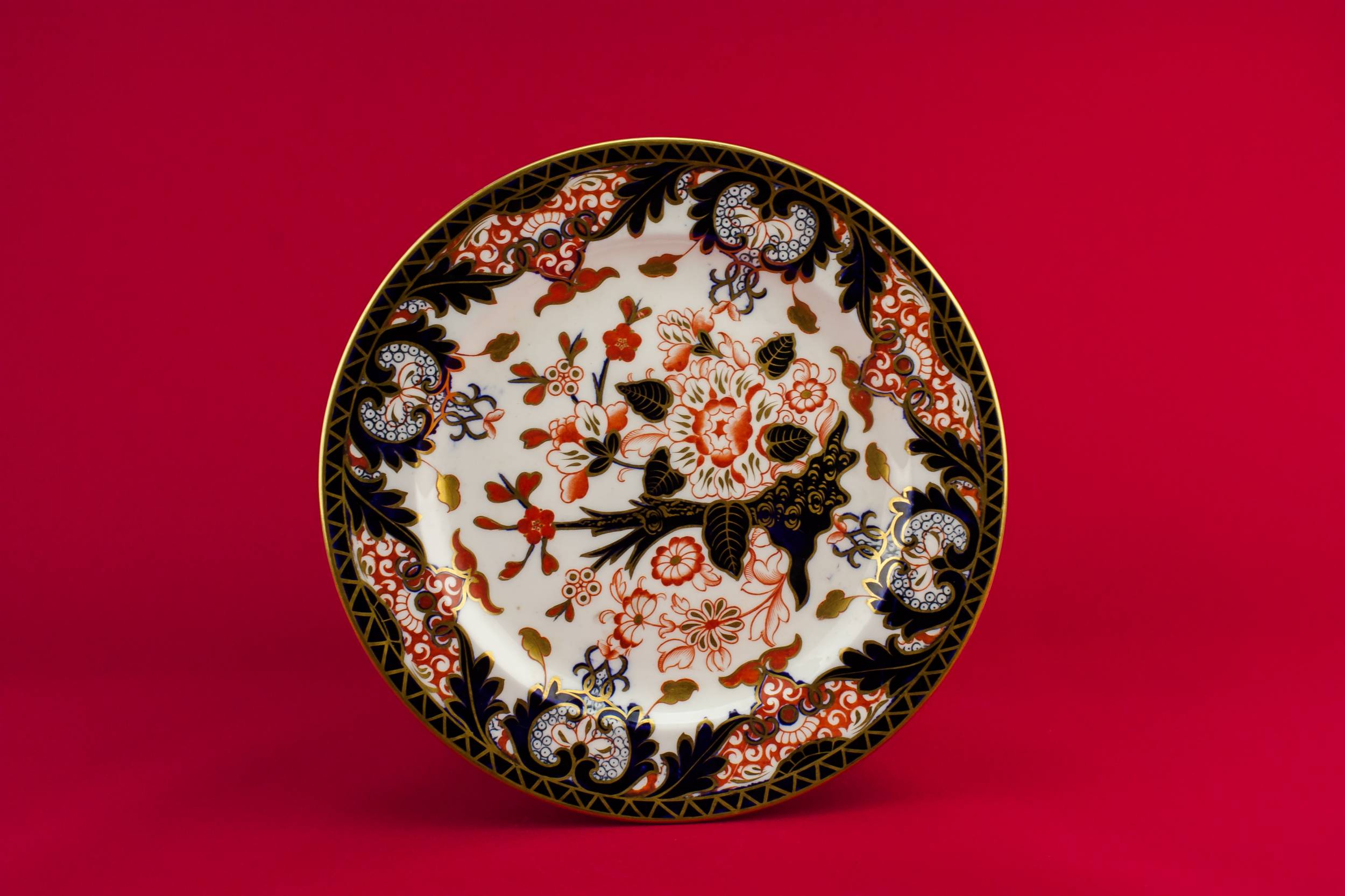 Antique Victorian Floral — Victorian cake plate
