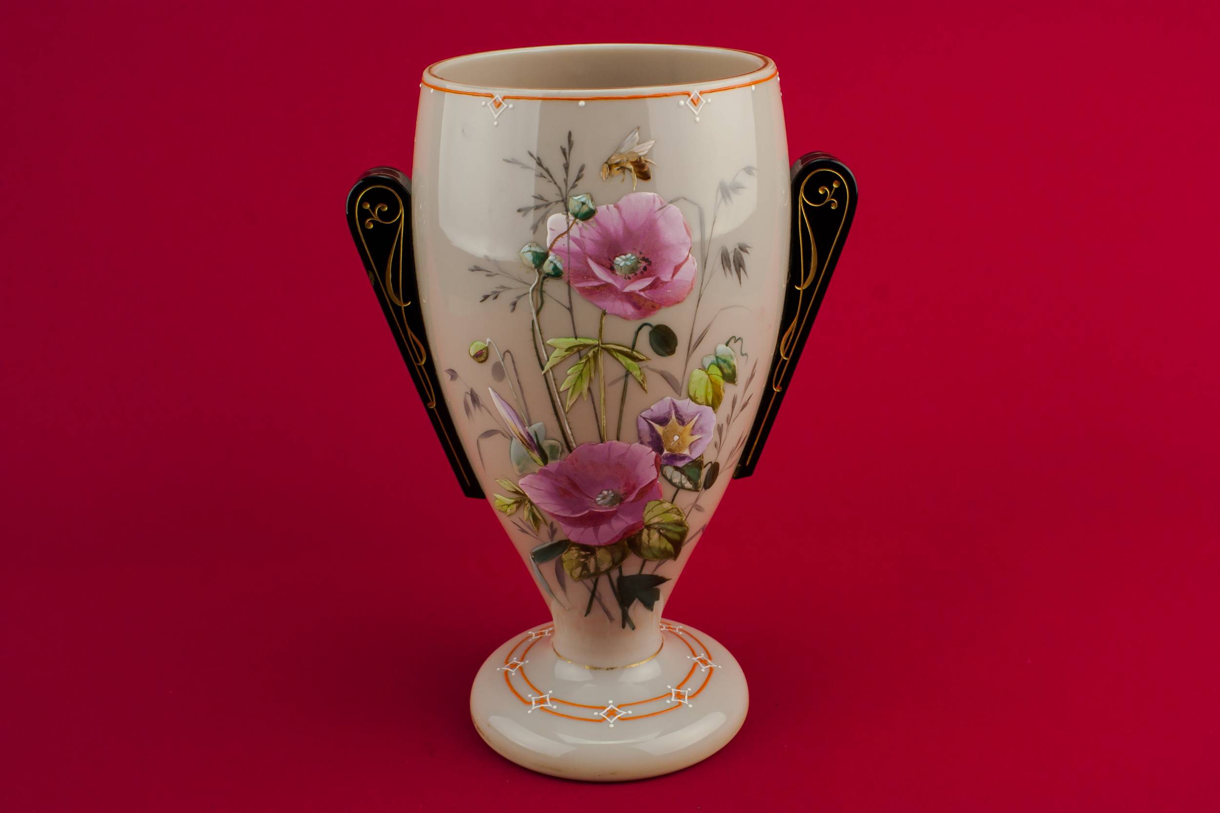 Antique Spectacular VASE — Glass Aesthetic Movement vase