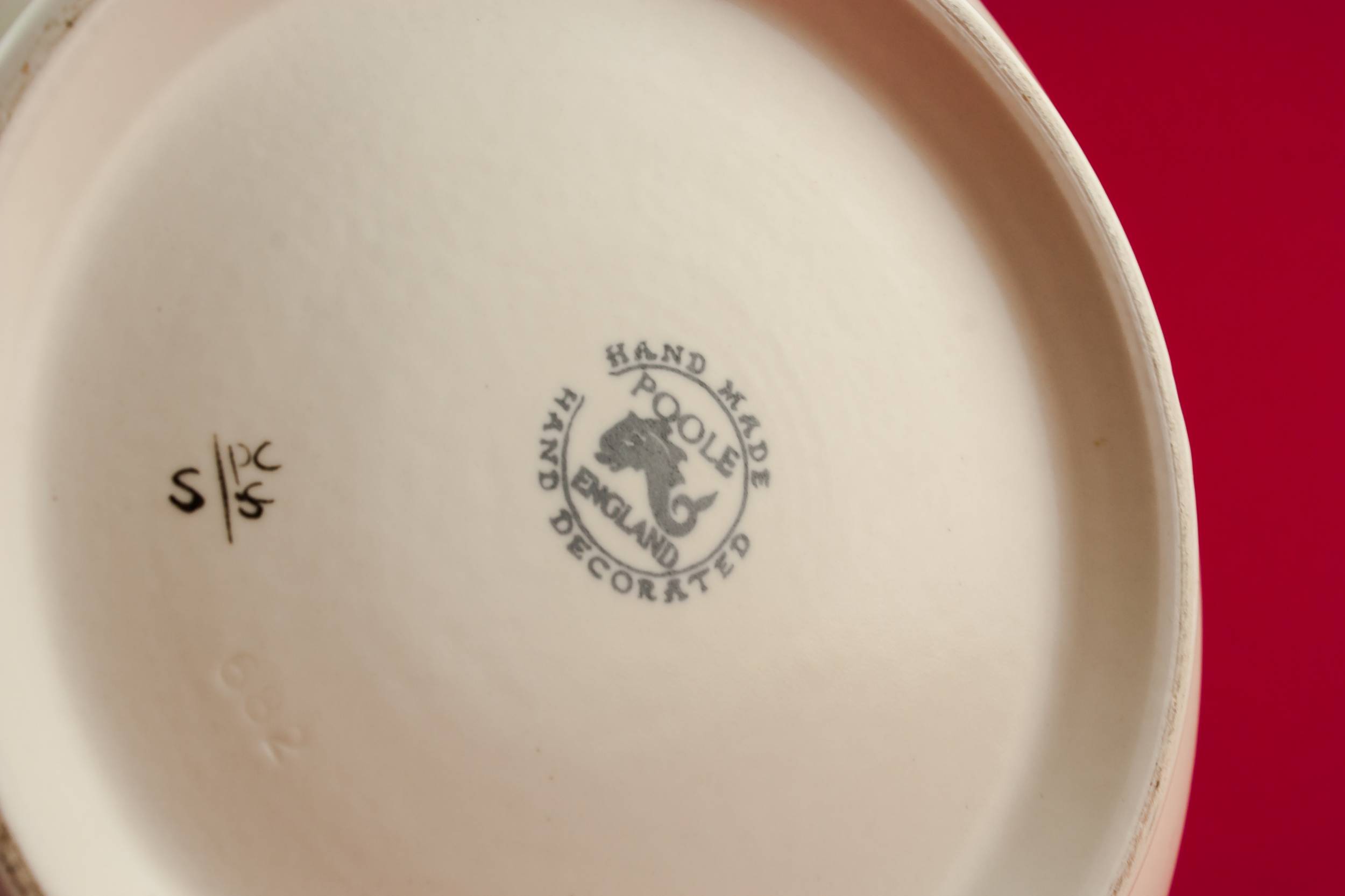 Vintage Elegant Floral — Poole pottery serving bowl 3