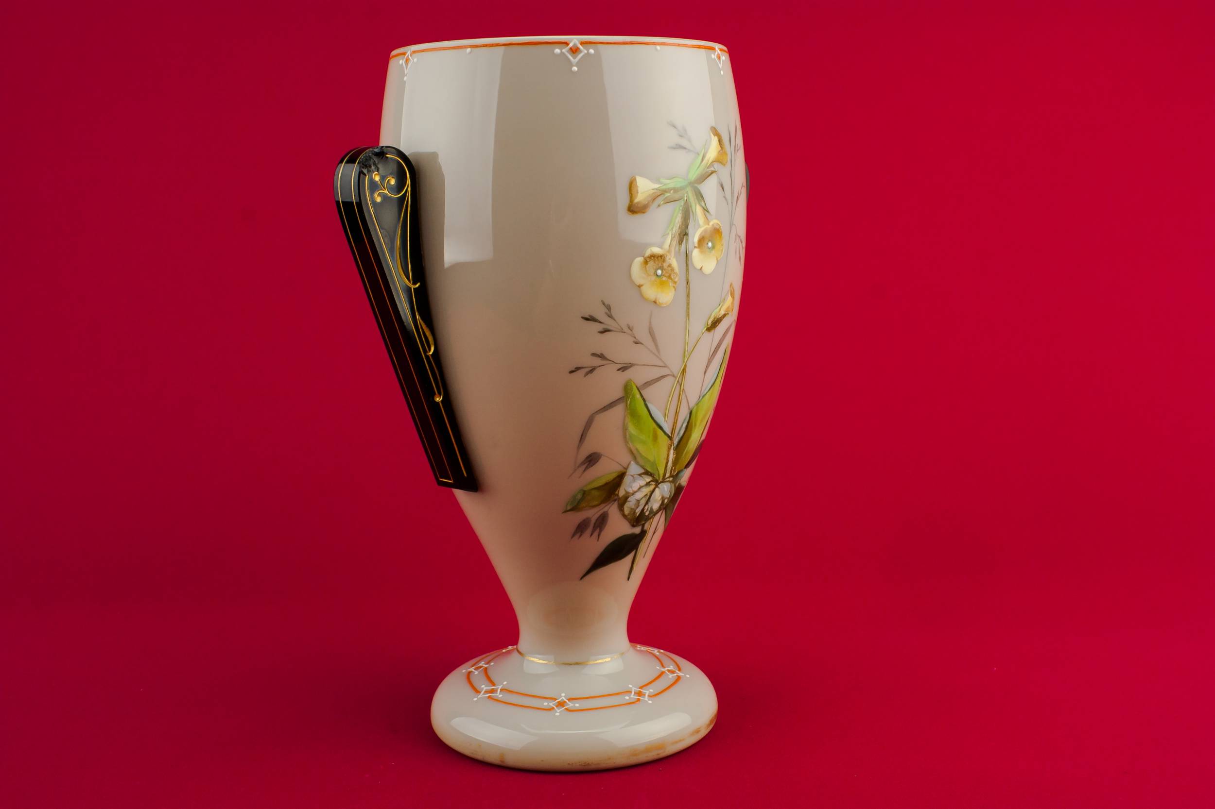 Antique Spectacular VASE — Glass Aesthetic Movement vase 1