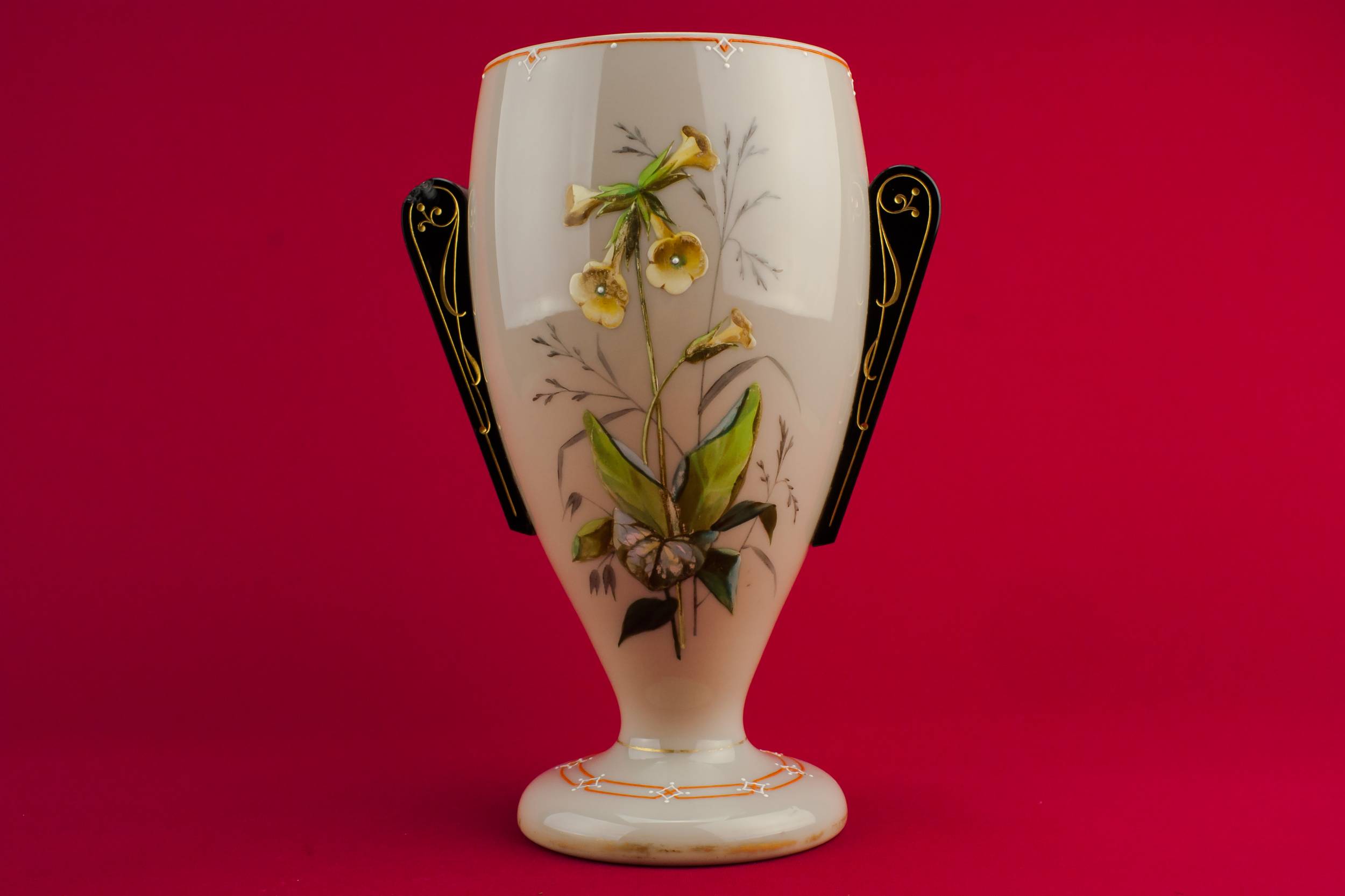 Antique Spectacular VASE — Glass Aesthetic Movement vase 3
