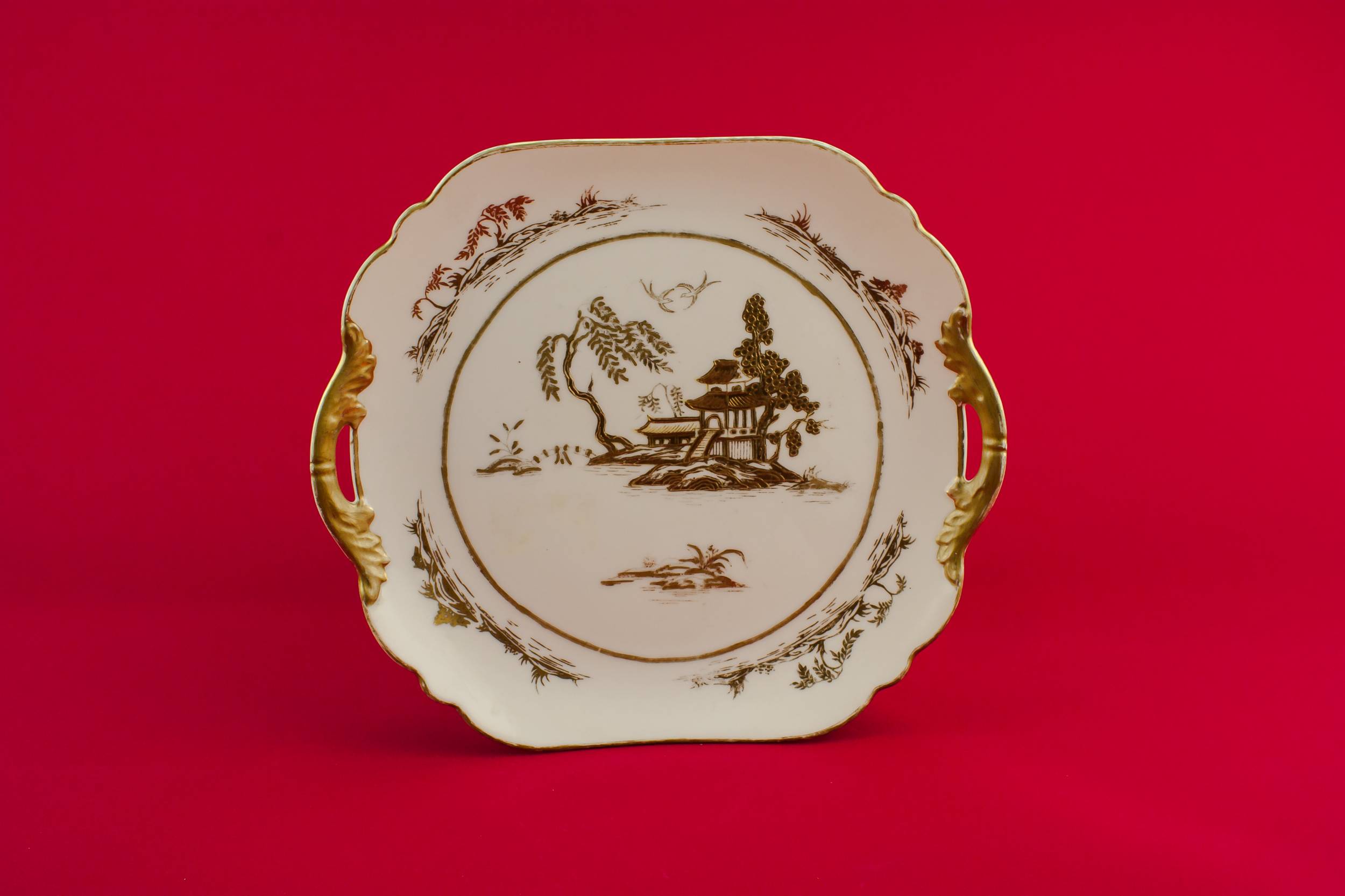 Art Deco Vintage — Noritake porcelain cake plate