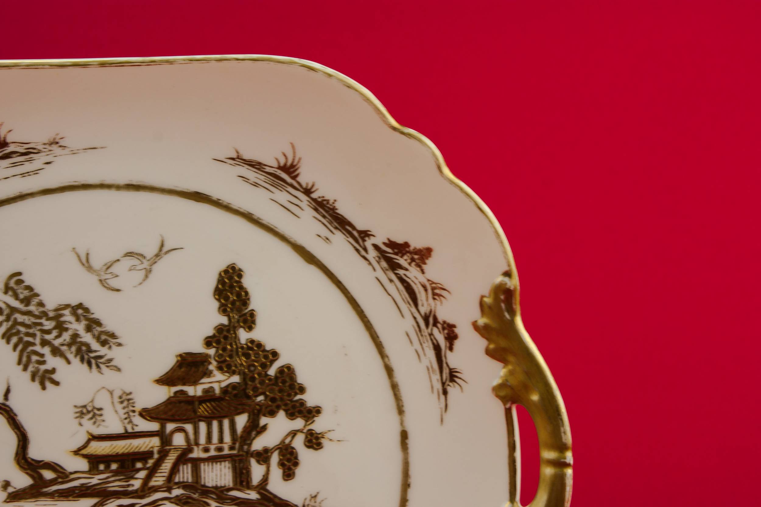 Art Deco Vintage — Noritake porcelain cake plate 1