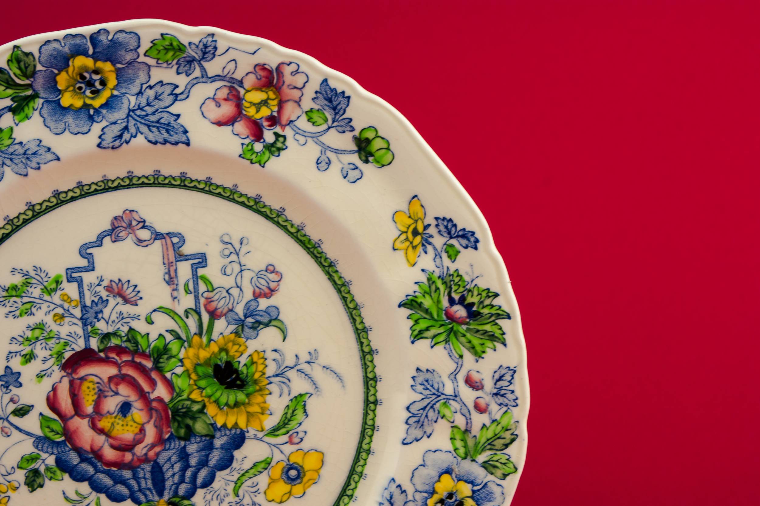 Elegant Vintage Strathmore — Masons pottery serving dish 1