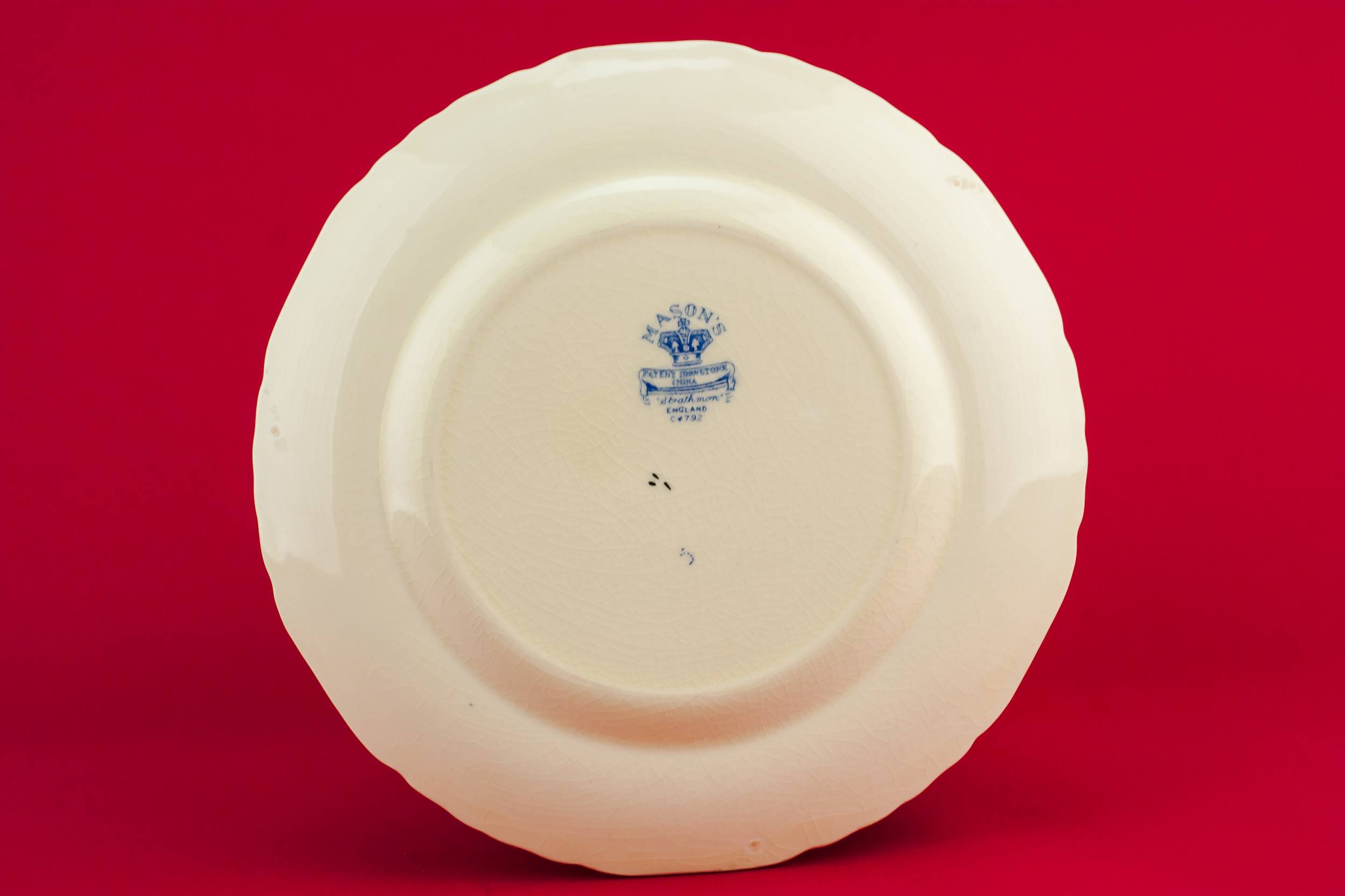 Elegant Vintage Strathmore — Masons pottery serving dish 2
