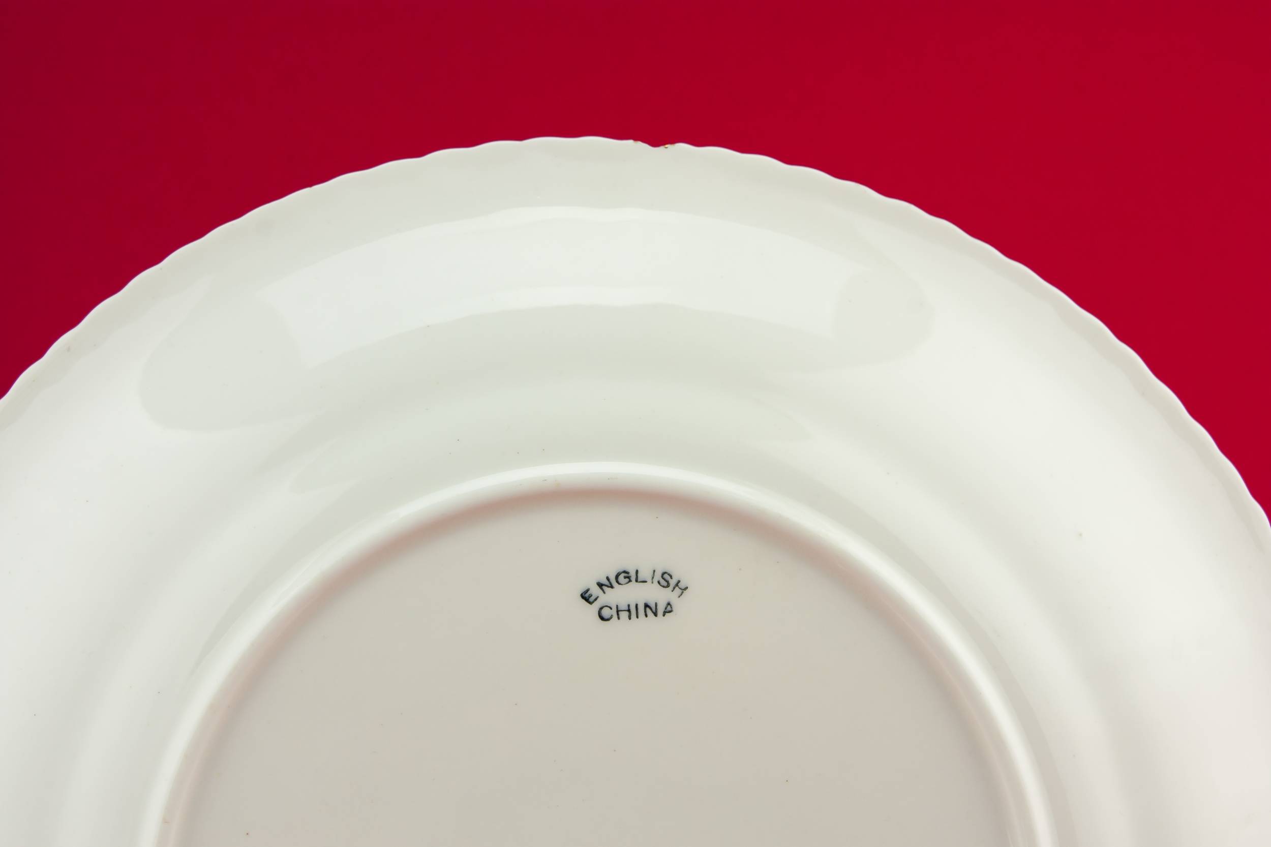 Bone China Shabby — Bone china serving dish 2