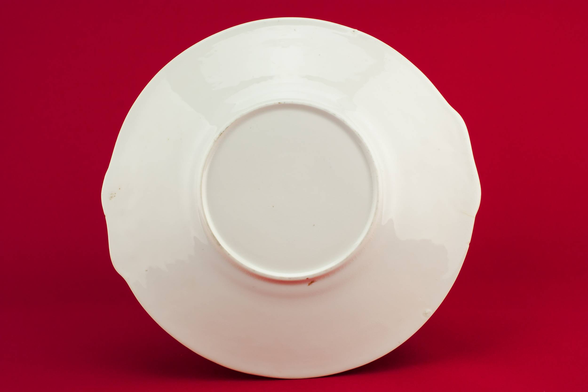 Attractive Neo-Classical Floral — Pottery cake plate 2