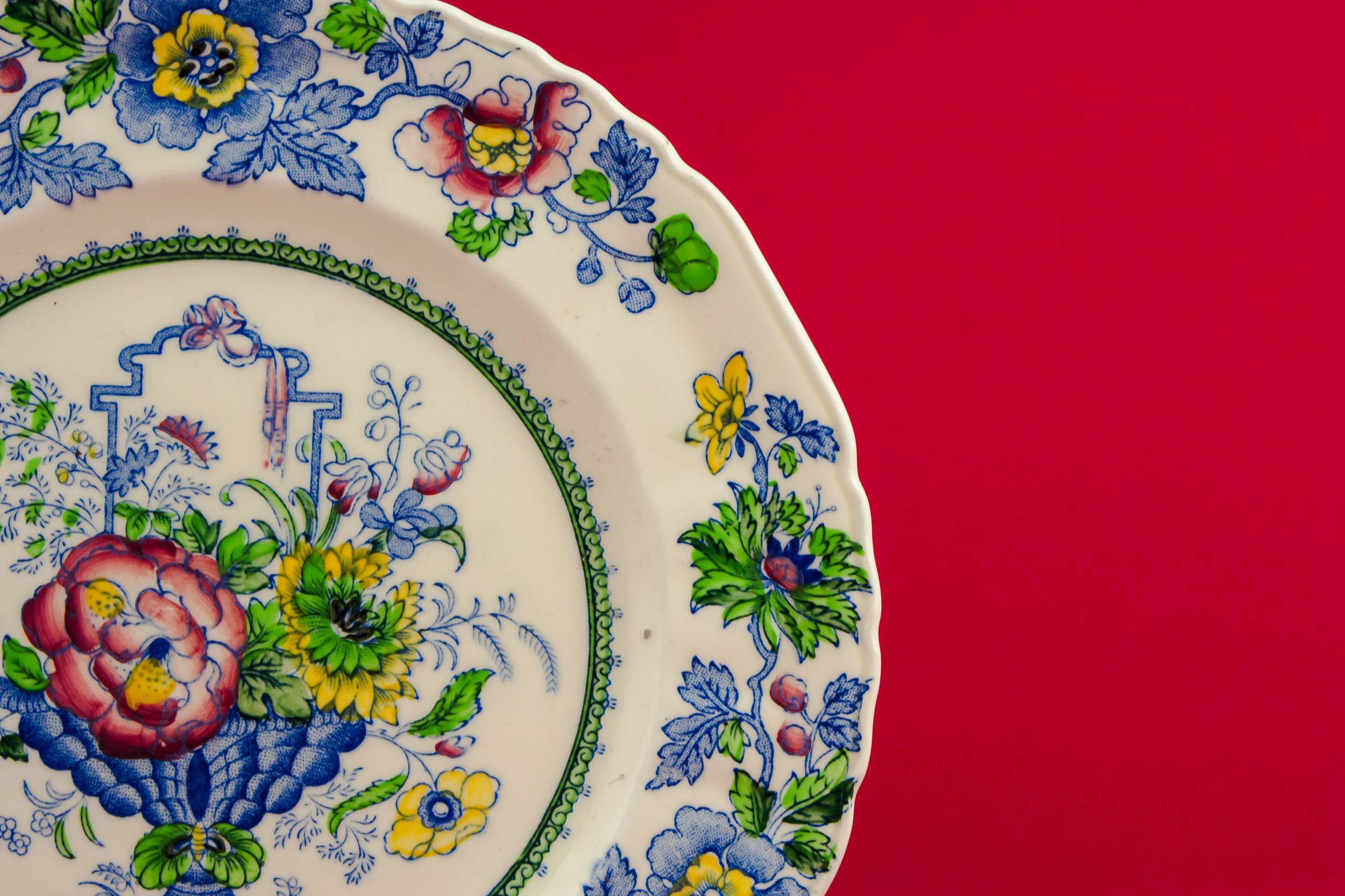 Elegant Pottery Strathmore — Masons pottery serving dish 1