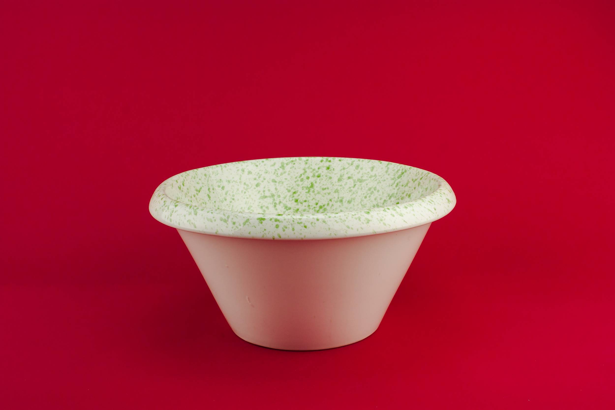 Modernist Pottery Mottled — Modernist pottery serving bowl