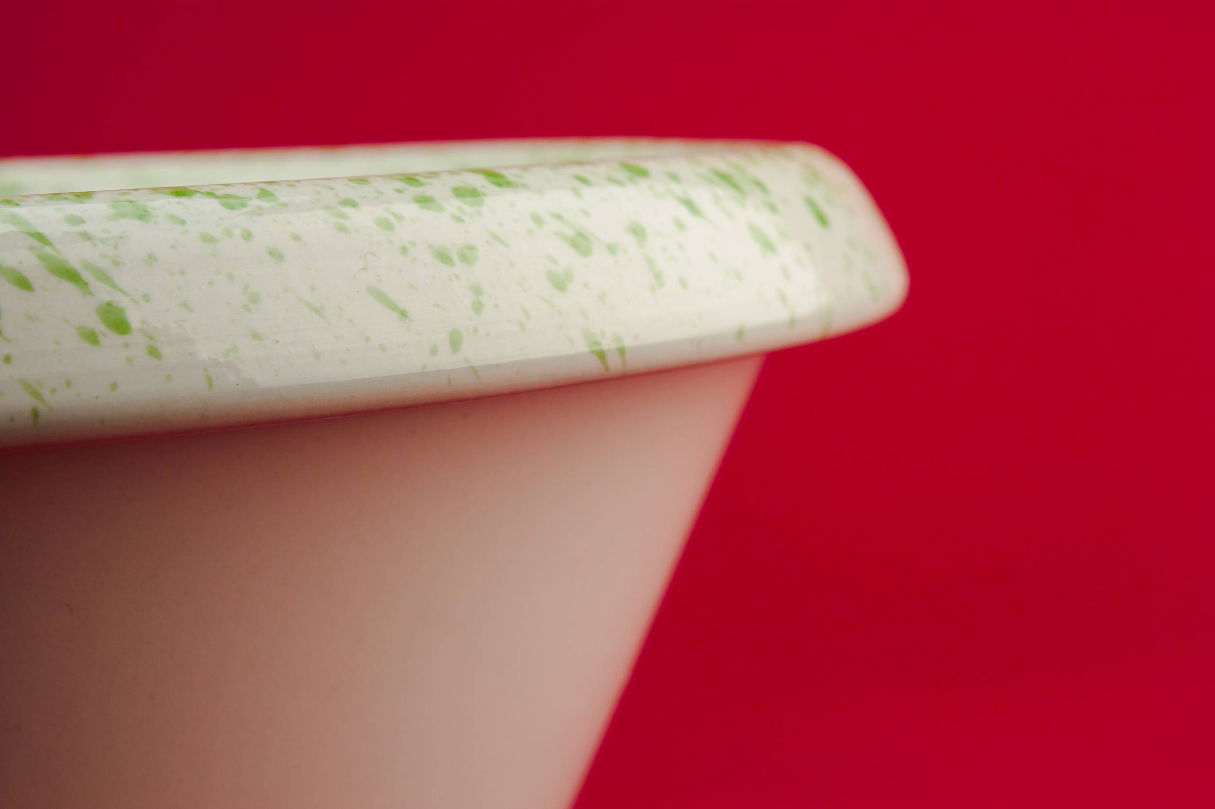 Modernist Pottery Mottled — Modernist pottery serving bowl 2