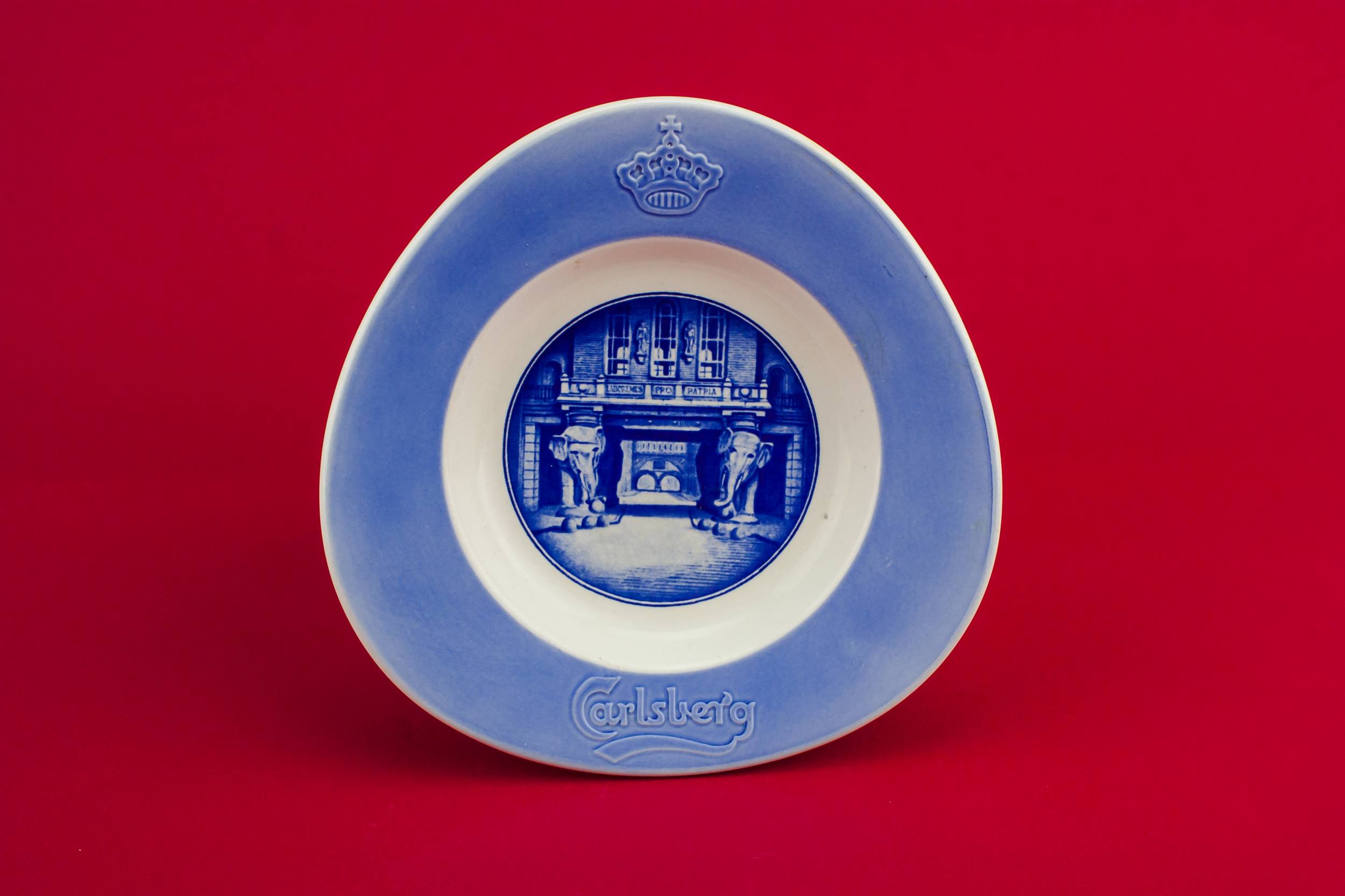 Small Blue Unique — Blue Carlsberg dish