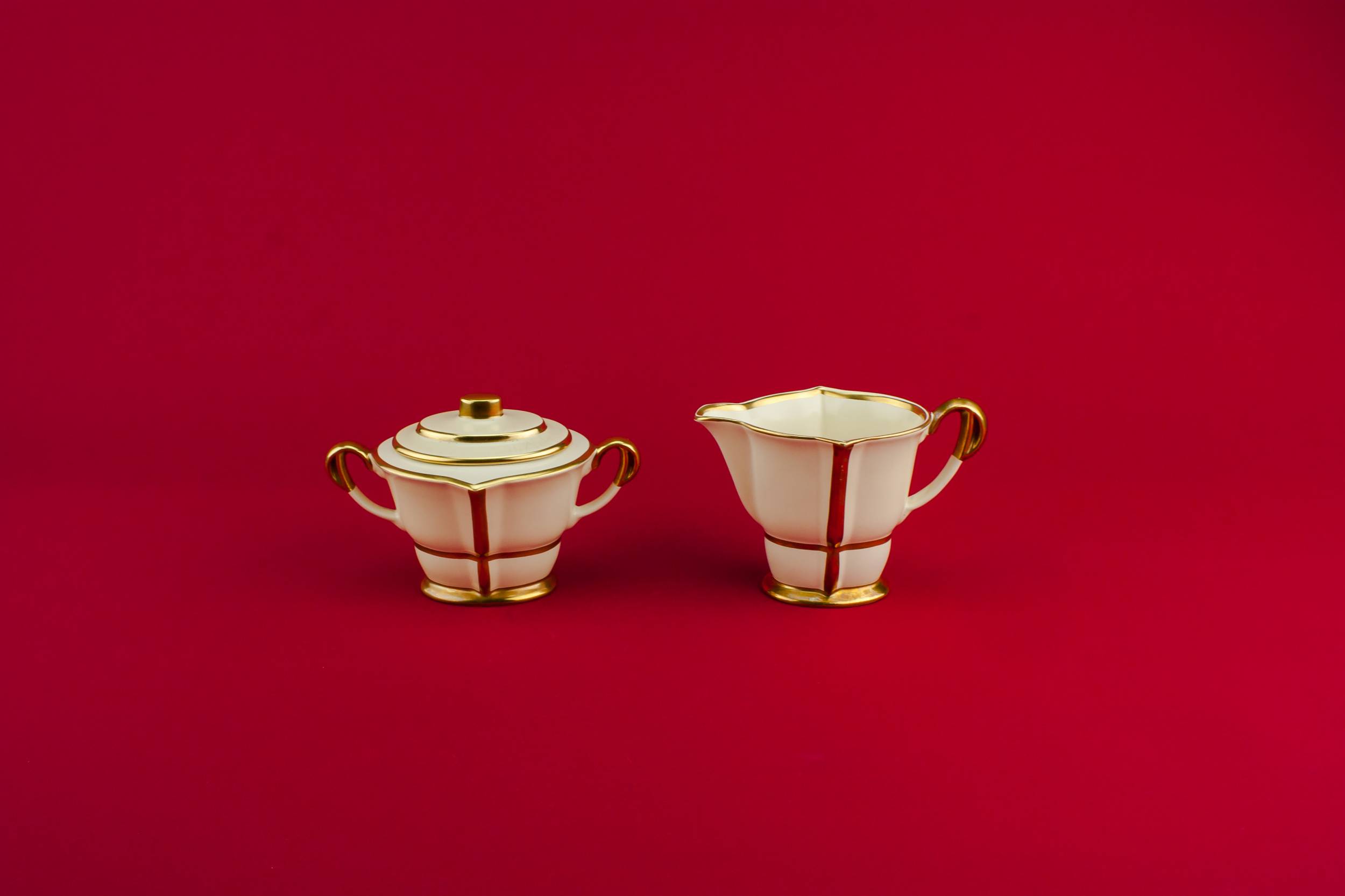 Milk and Sugar — Art Deco milk and sugar set