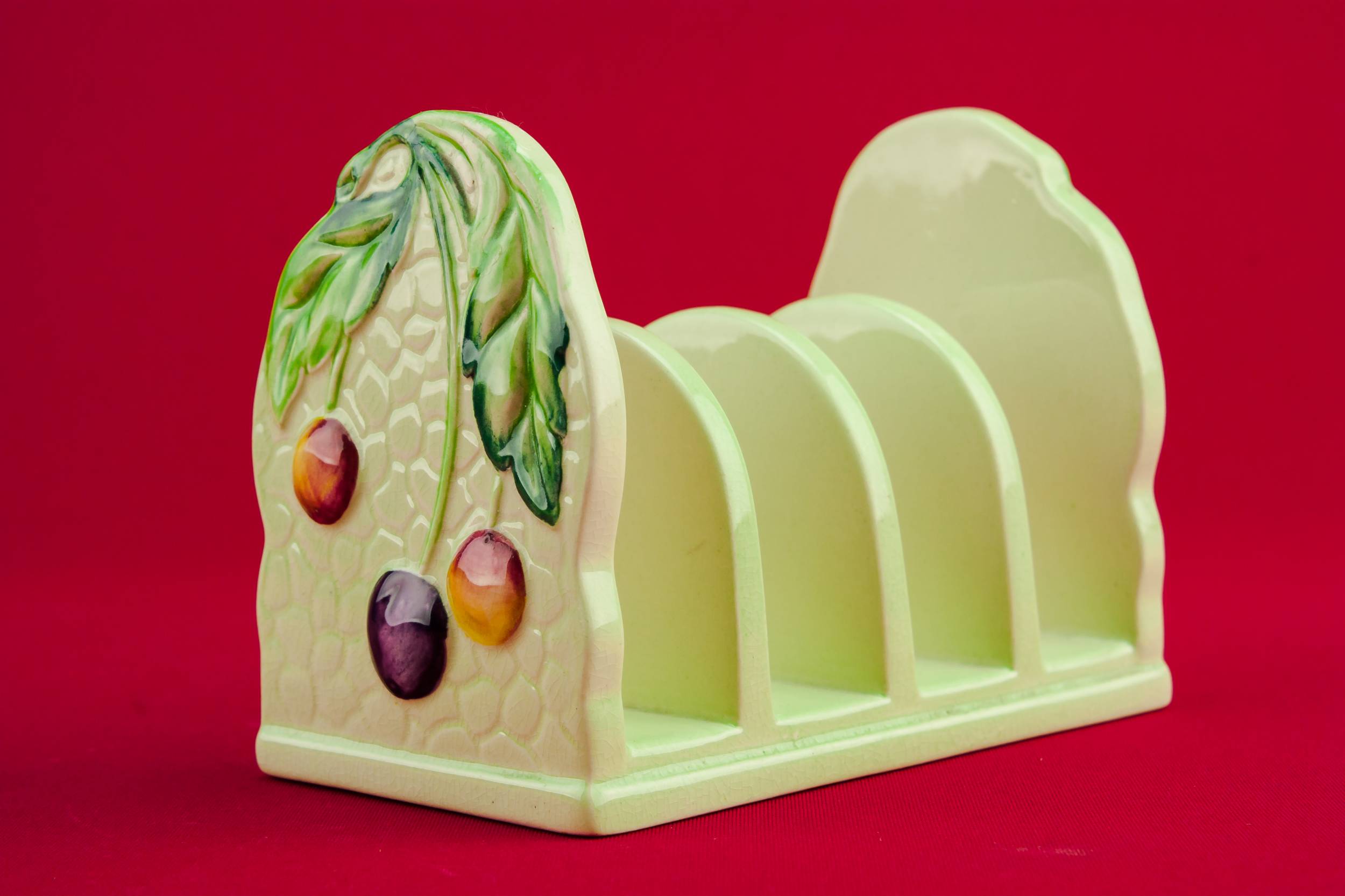 Mid-Century Modern Unusual — Pottery toast rack 3