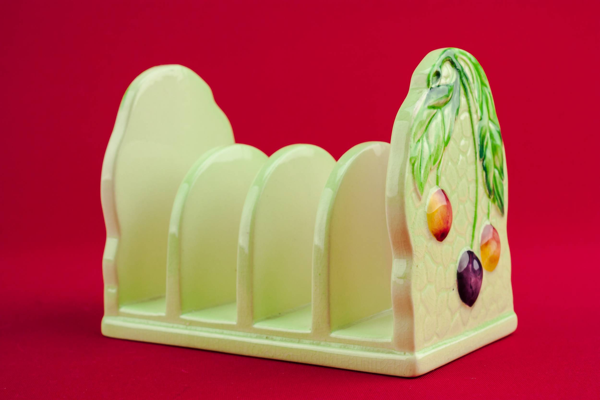 Mid-Century Modern Unusual — Pottery toast rack 4