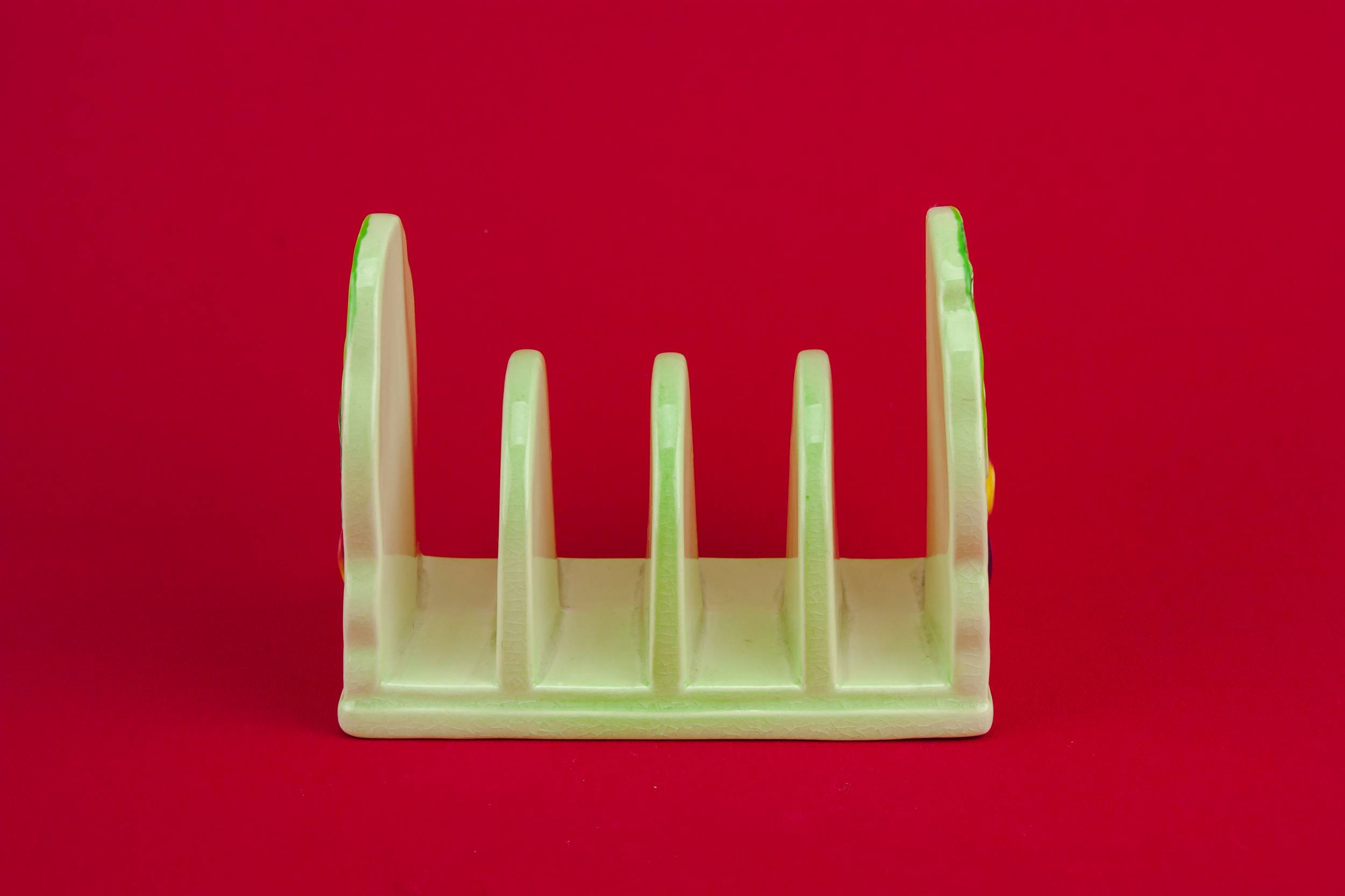 Mid-Century Modern Unusual — Pottery toast rack 1