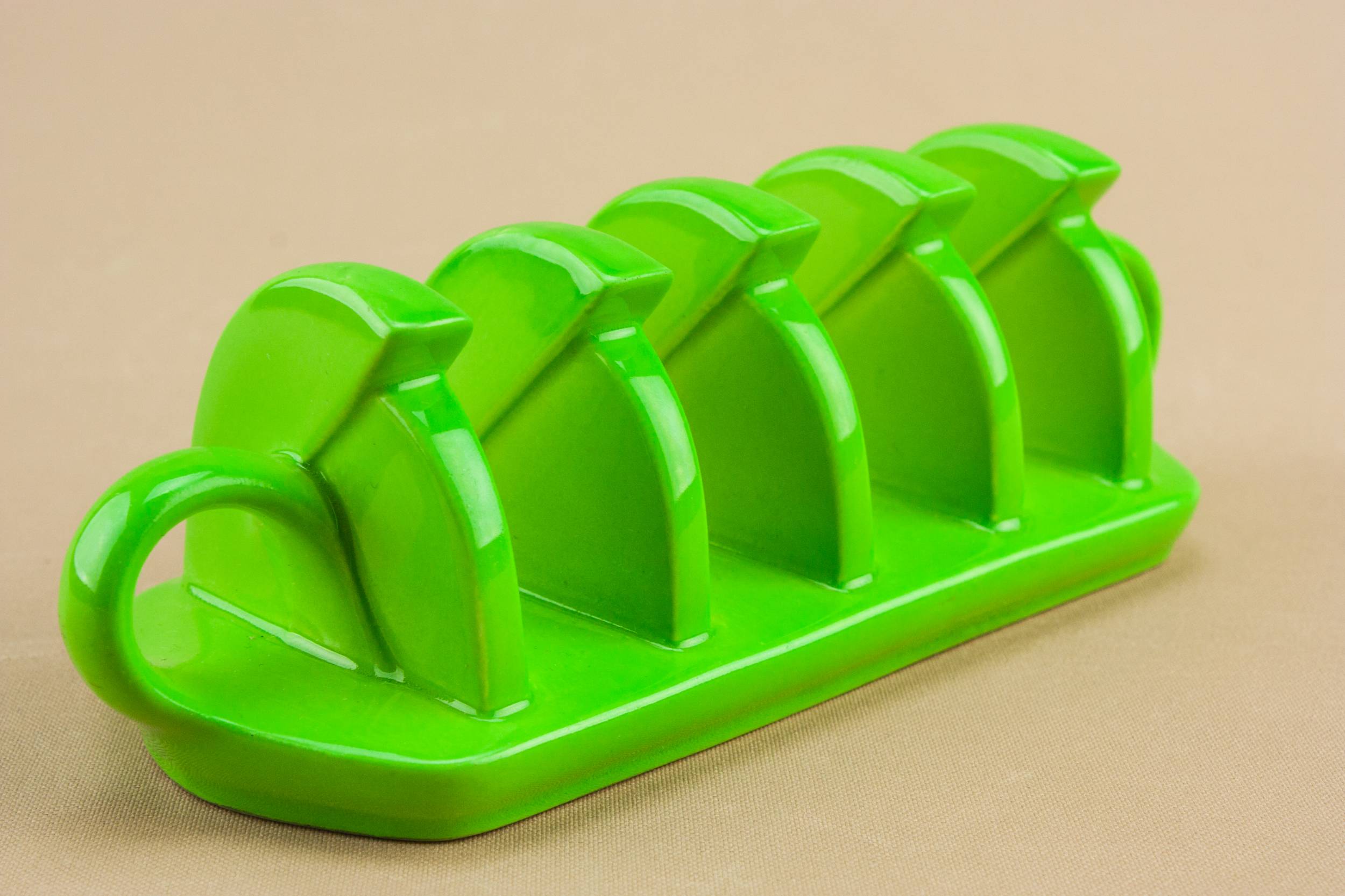 Small Unusual Carlton — Mid-Century Modern toast rack 1