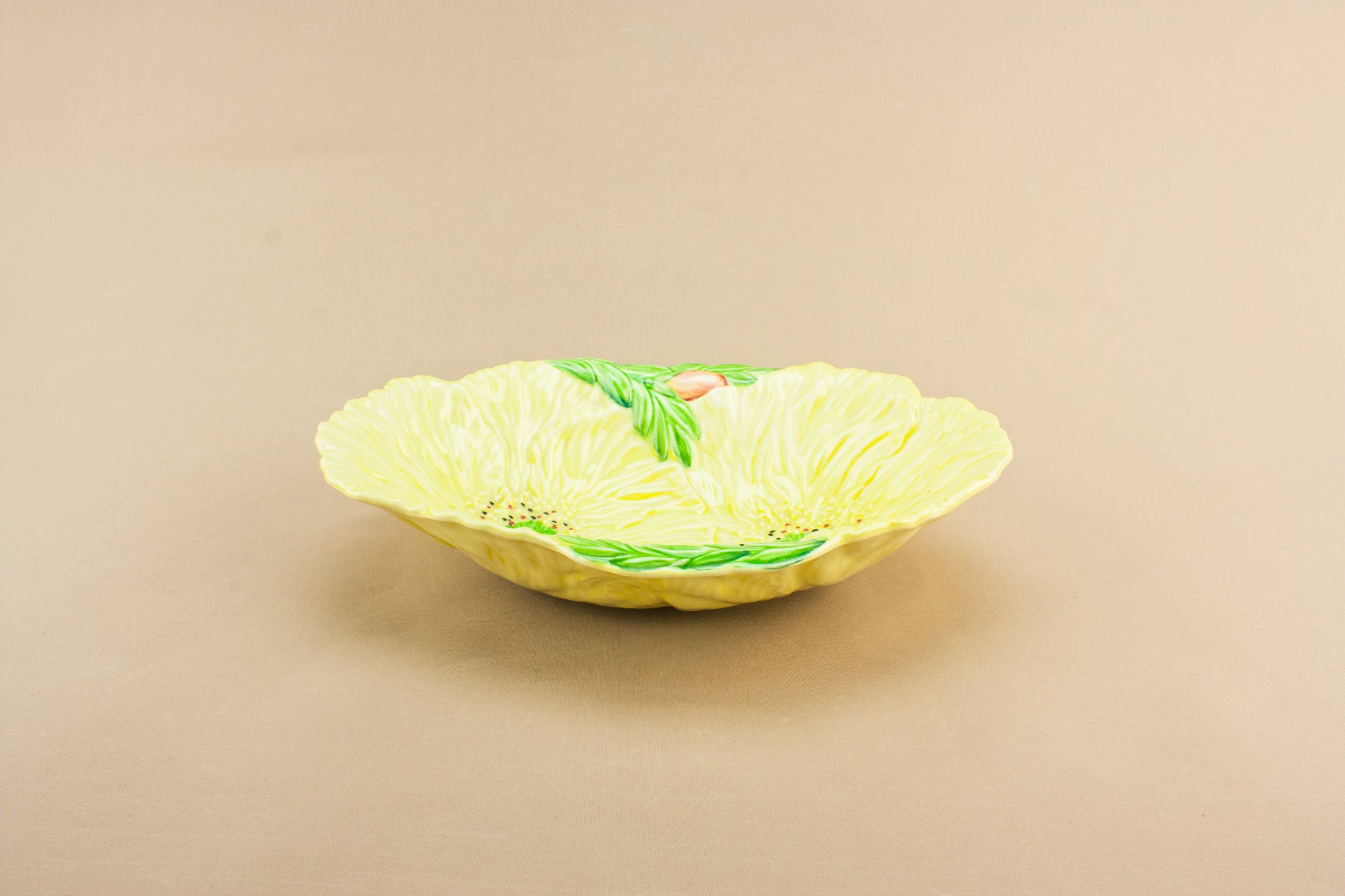 Unusual Mid-Century Modern — Pottery serving bowl
