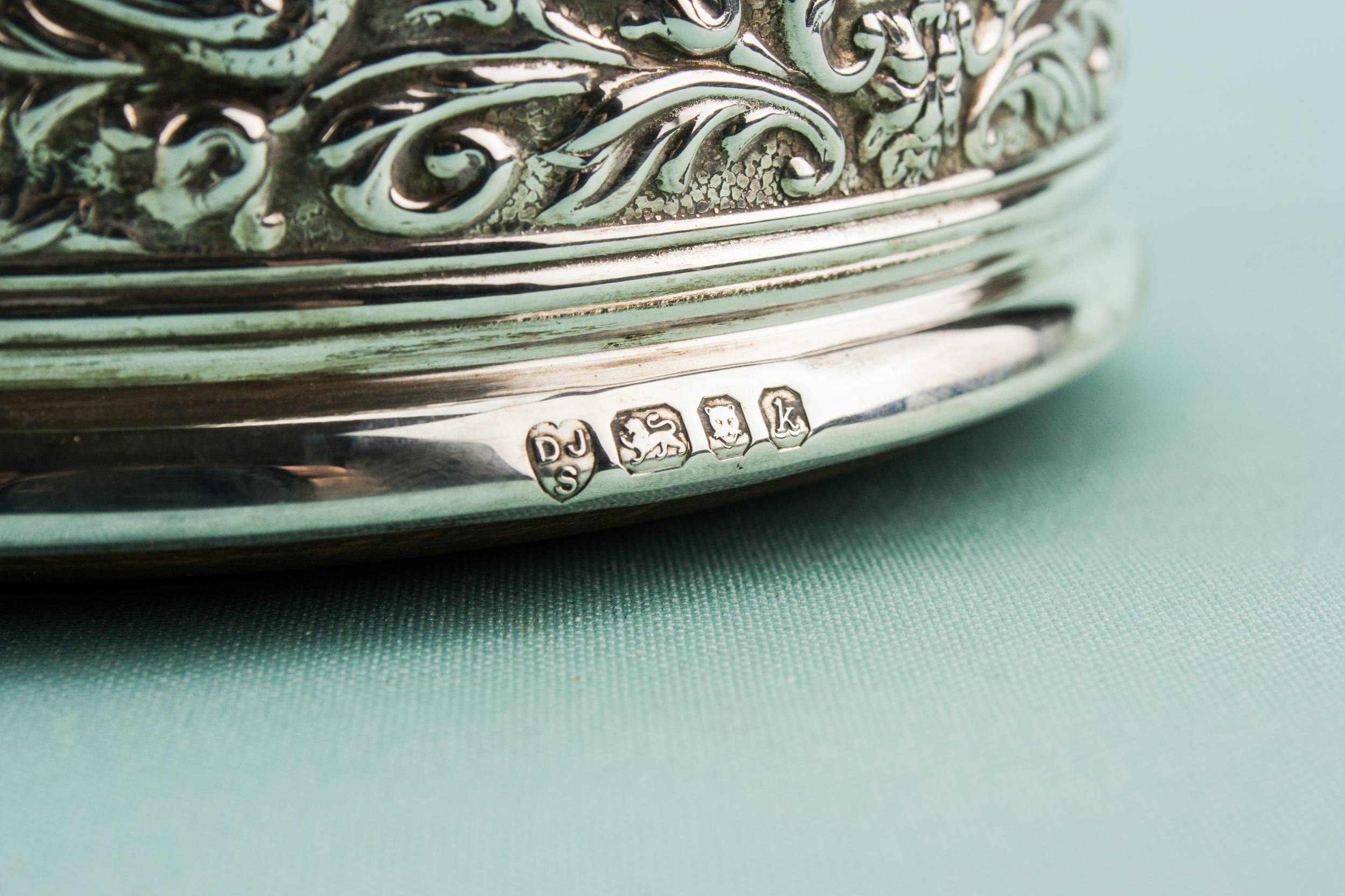 Retro Beautiful Sterling — Sterling silver coaster 3