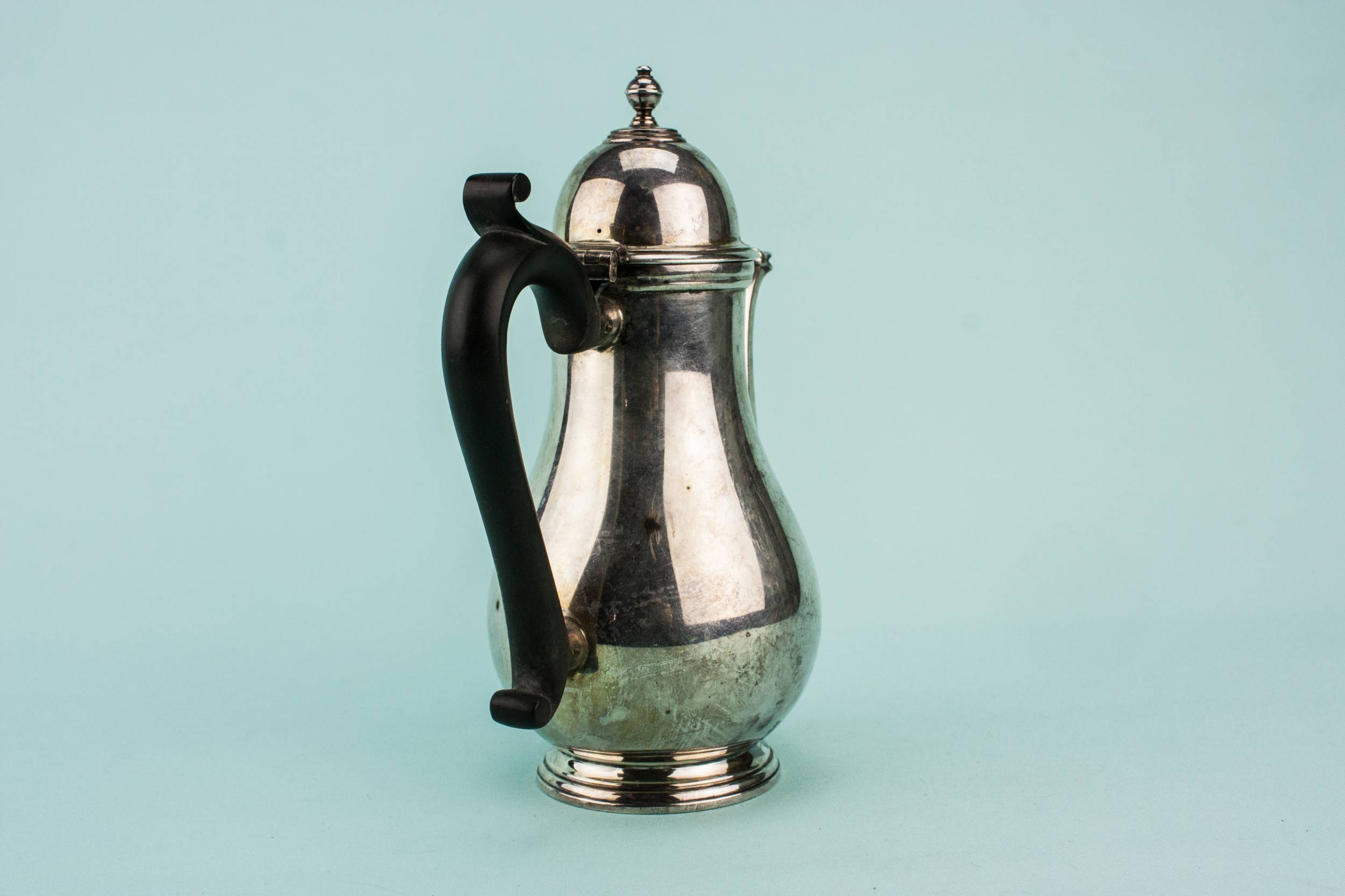 Antique Slick Silver — Victorian coffee pot 1L 1