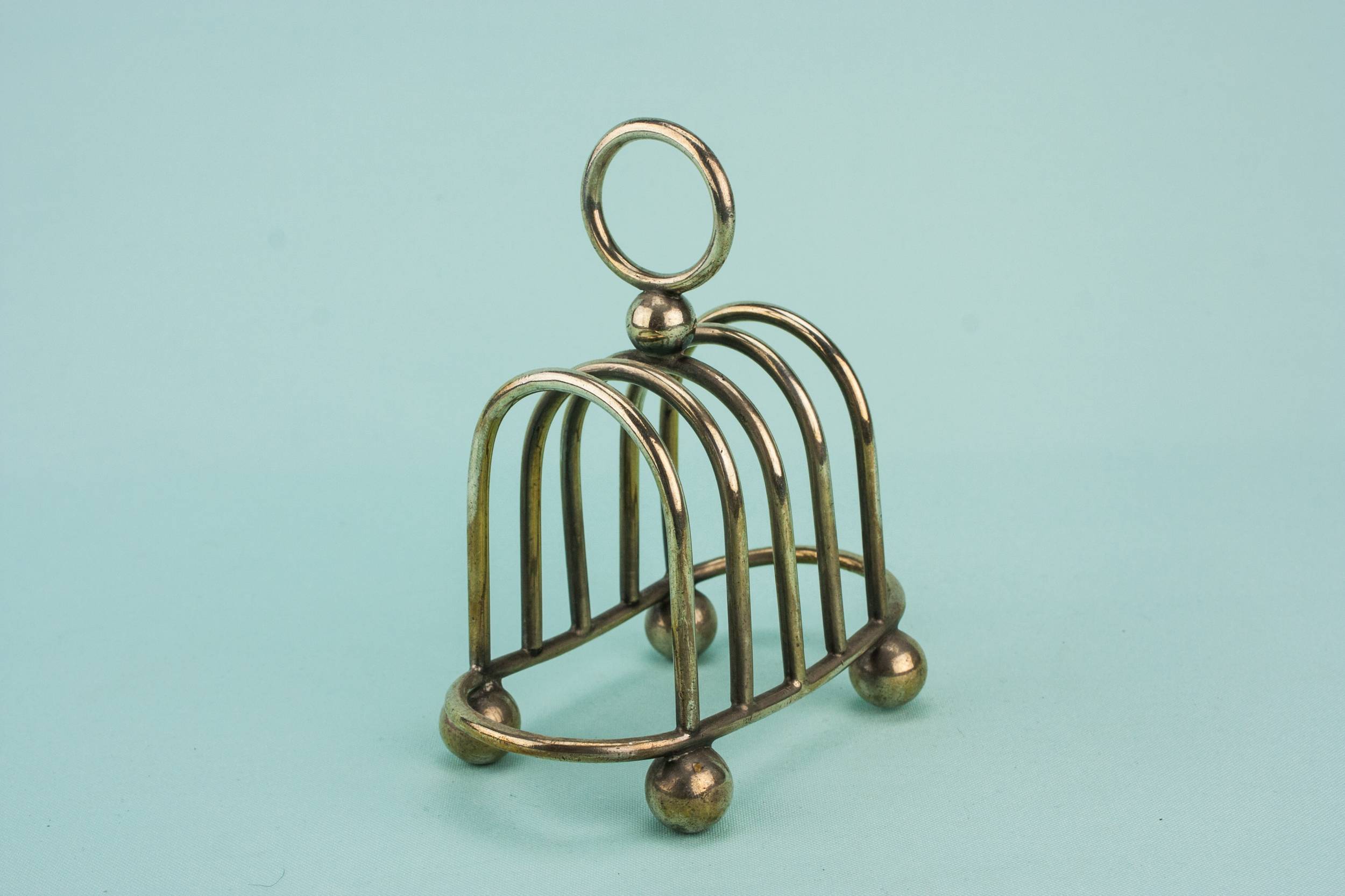Small Antique Silver — Arts & Crafts toast rack 1