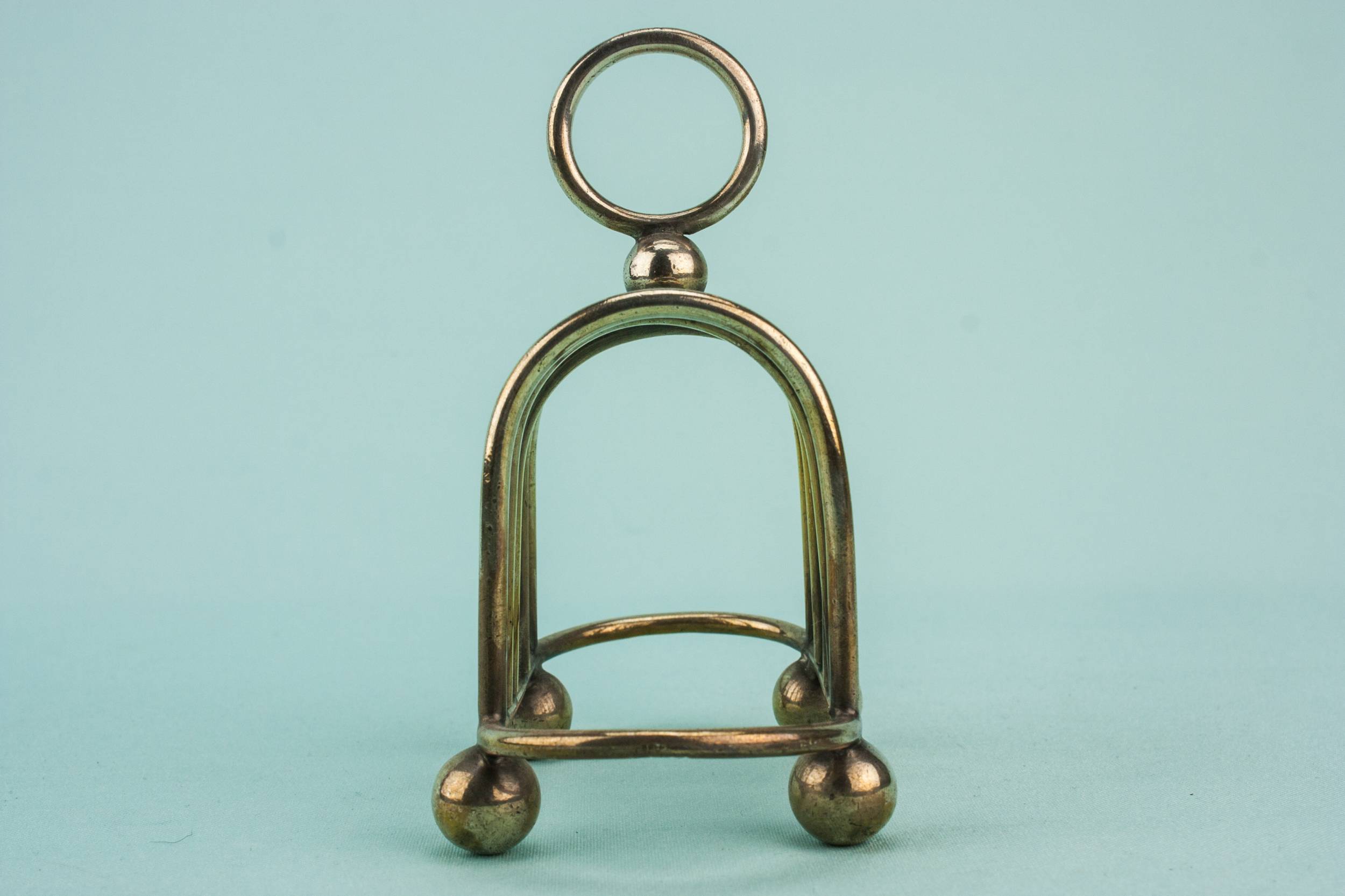 Small Antique Silver — Arts & Crafts toast rack 2