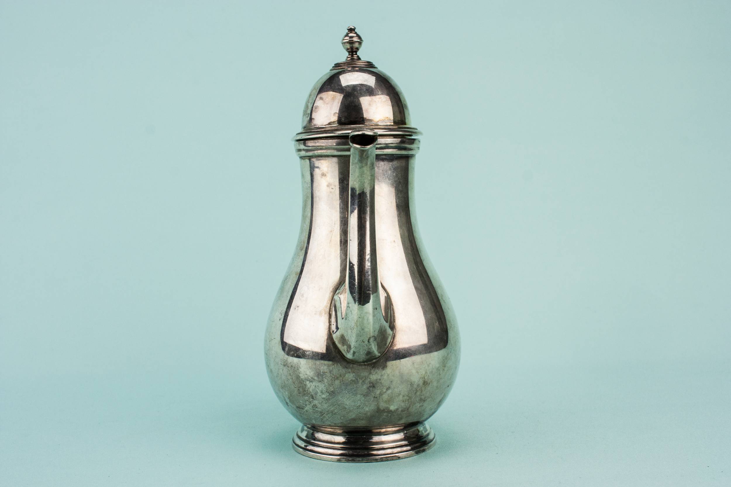 Antique Slick Silver — Victorian coffee pot 1L 2