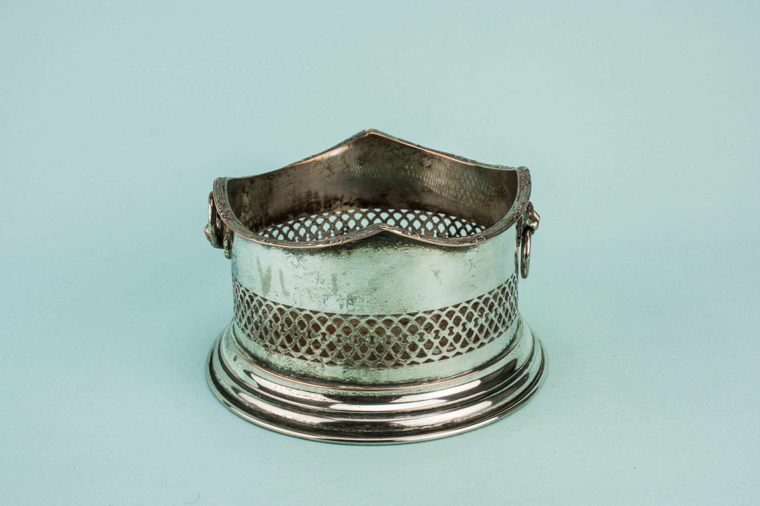 Antique Edwardian COASTER — Wine bottle coaster