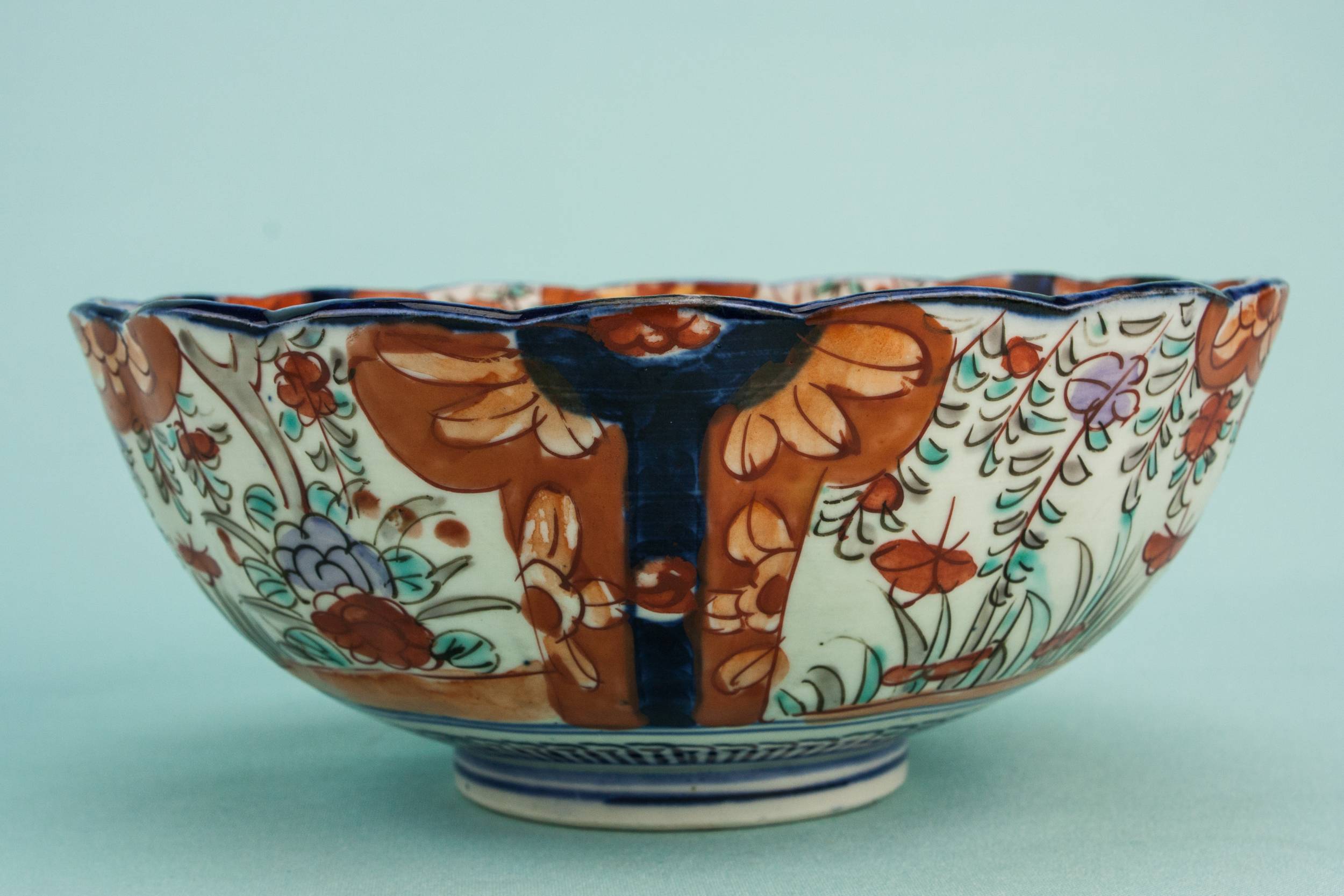 Antique Porcelain Floral — Imari porcelain bowl 3