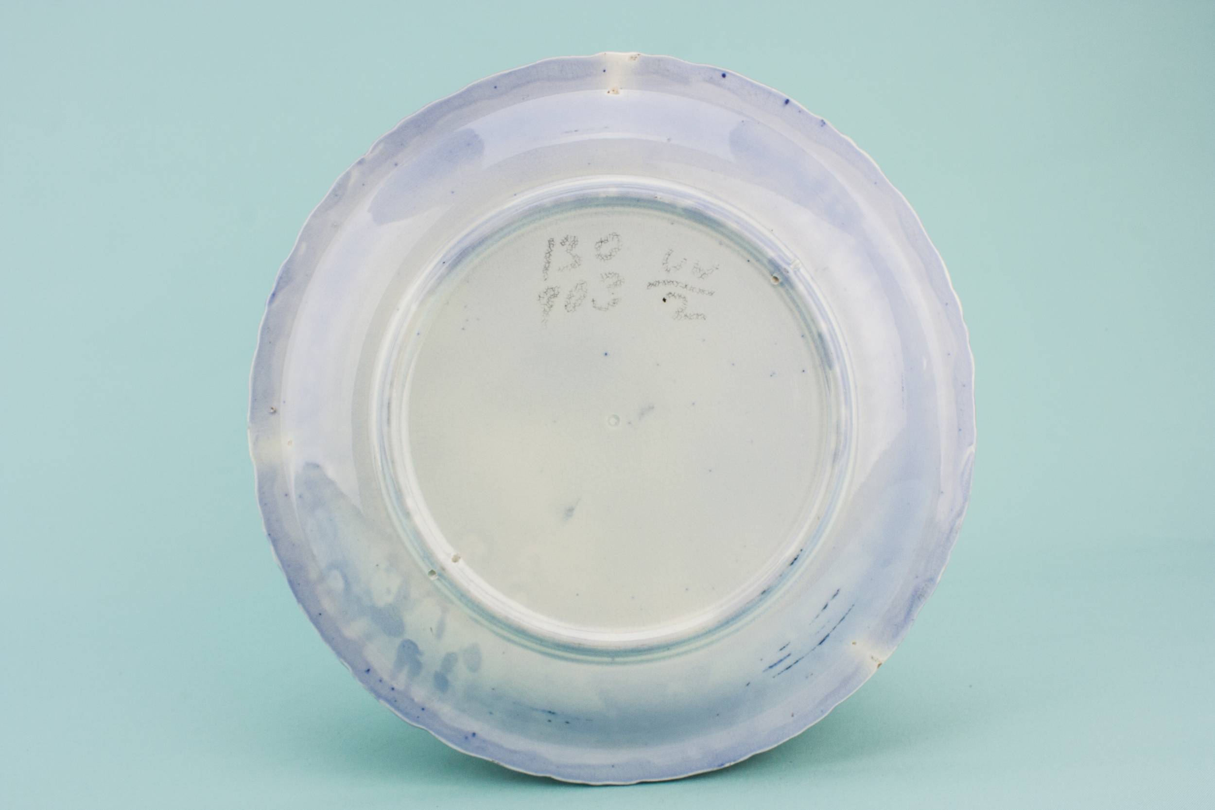 Beautiful Antique Pottery — Flow blue serving dish 2