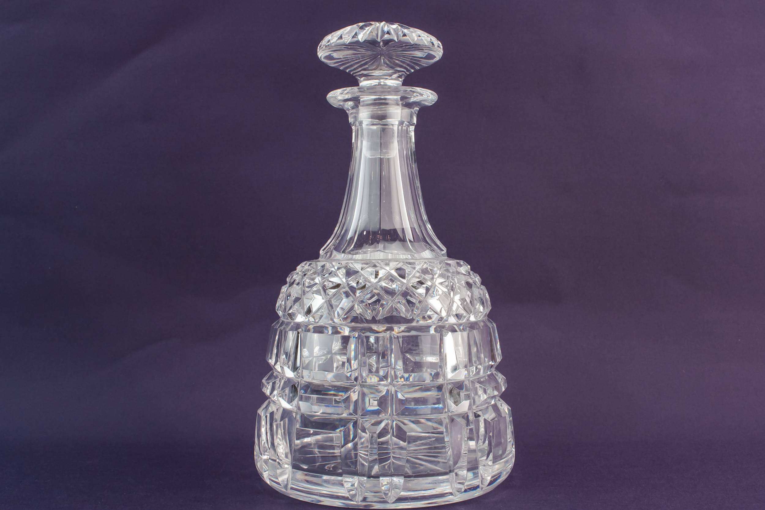Cut Glass Crystal — Cut glass whisky decanter 3